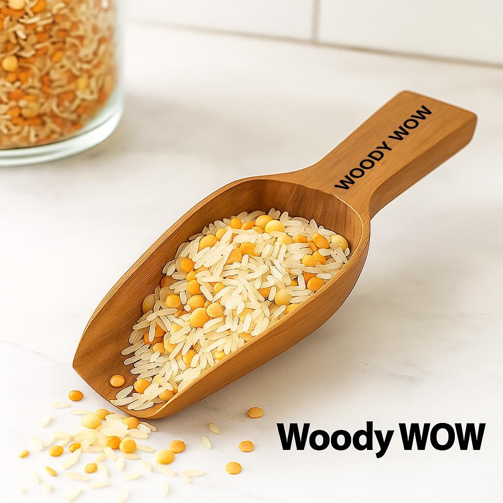 Neem Wooden Scoop Set - Eco-Friendly Kitchen Scoops -7 Neem Wooden Scoop Set - Eco-Friendly Kitchen Scoops -7