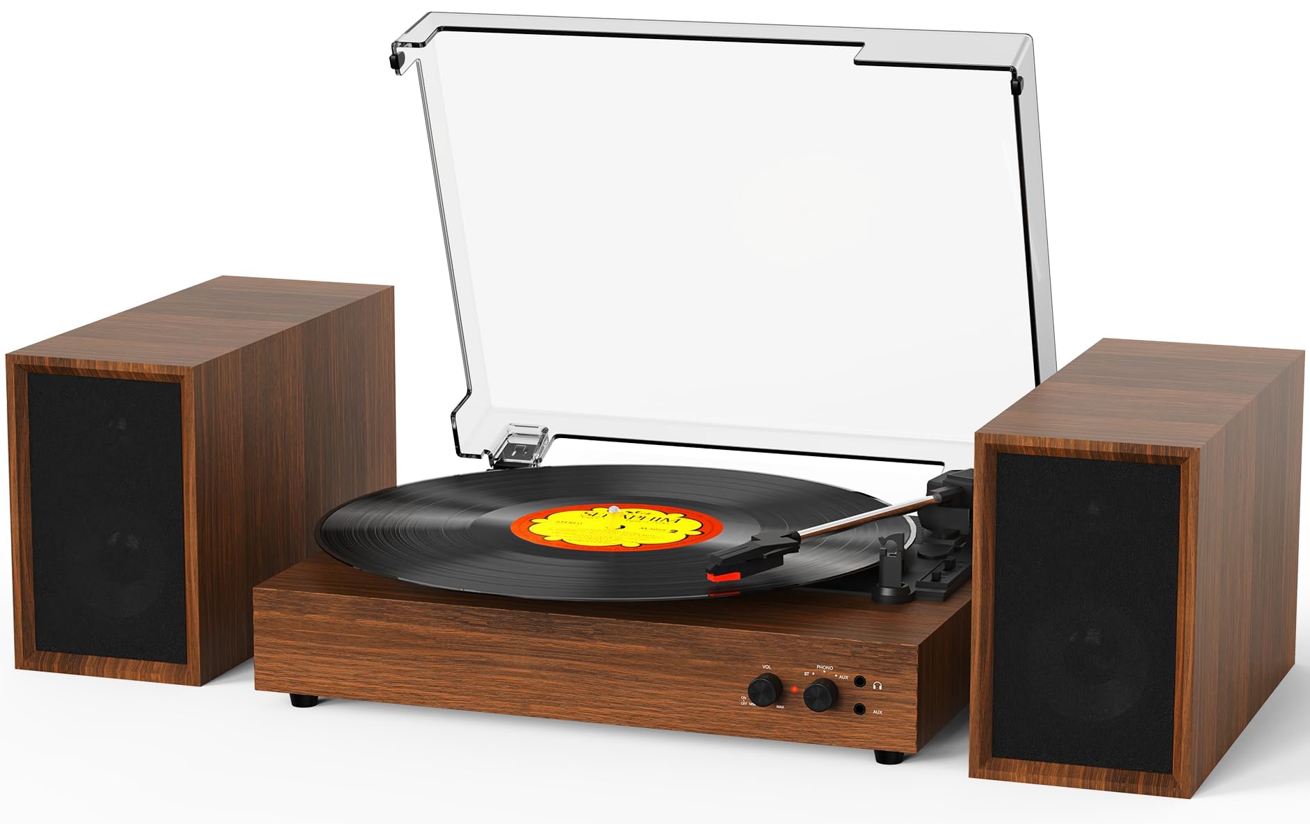 Amazon.com: Record Player for Vinyl with External Speakers