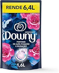 DOWNY Amaciante Concentrado Brisa Intenso 1.6L, Rende 6.4L, Perfume + Intenso