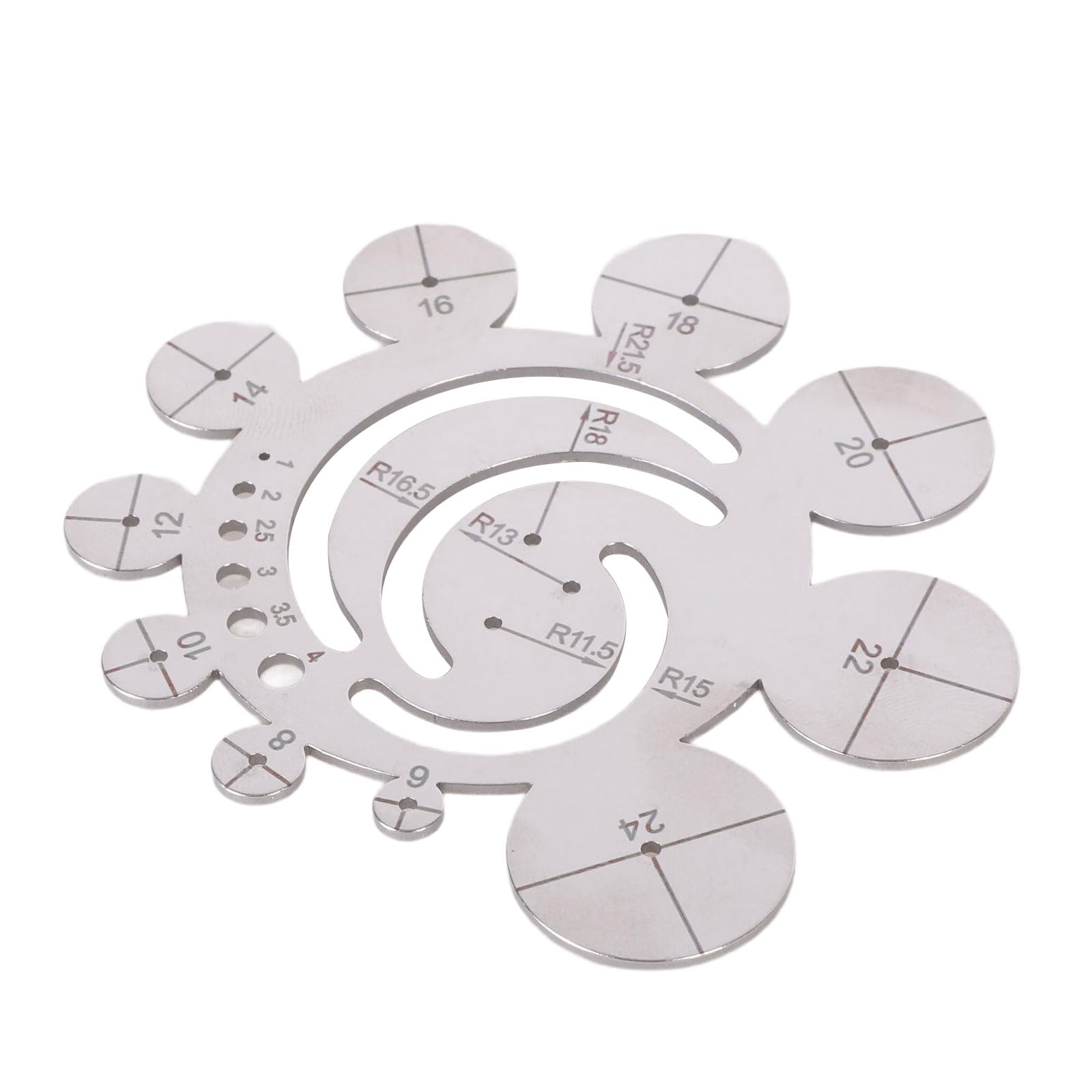 YHAILI Precisions Stainless Steel Leather Cutting Tool Corner Cutter for Professional Leather Crafting and Engineering Projects