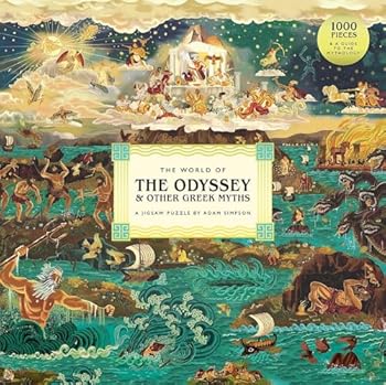 The World of the Odyssey & Other Greek Myths: A 1000-Piece Jigsaw Puzzle by Adam Simpson
