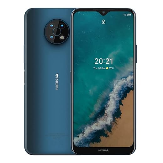 Nokia G50 5G 128GB 4GB RAM 6.82" Android 11 Smartphone, Blue, Dual SIM (Renewed)