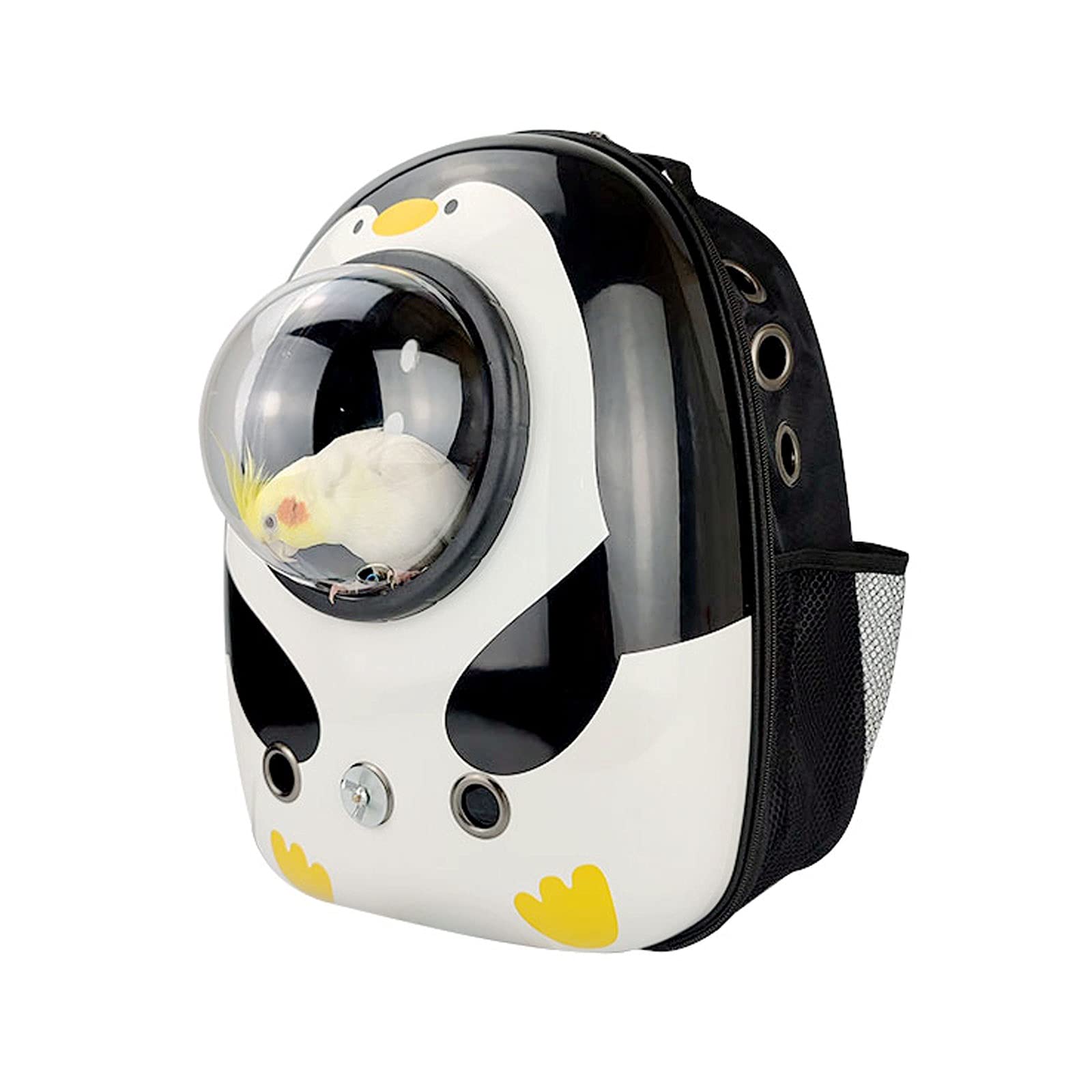 Zaino per animali domestici con ruote, design a capsula spaziale, finestra panoramica trasparente, resistente e confortevole per gatti, ideale per viaggi e avventure