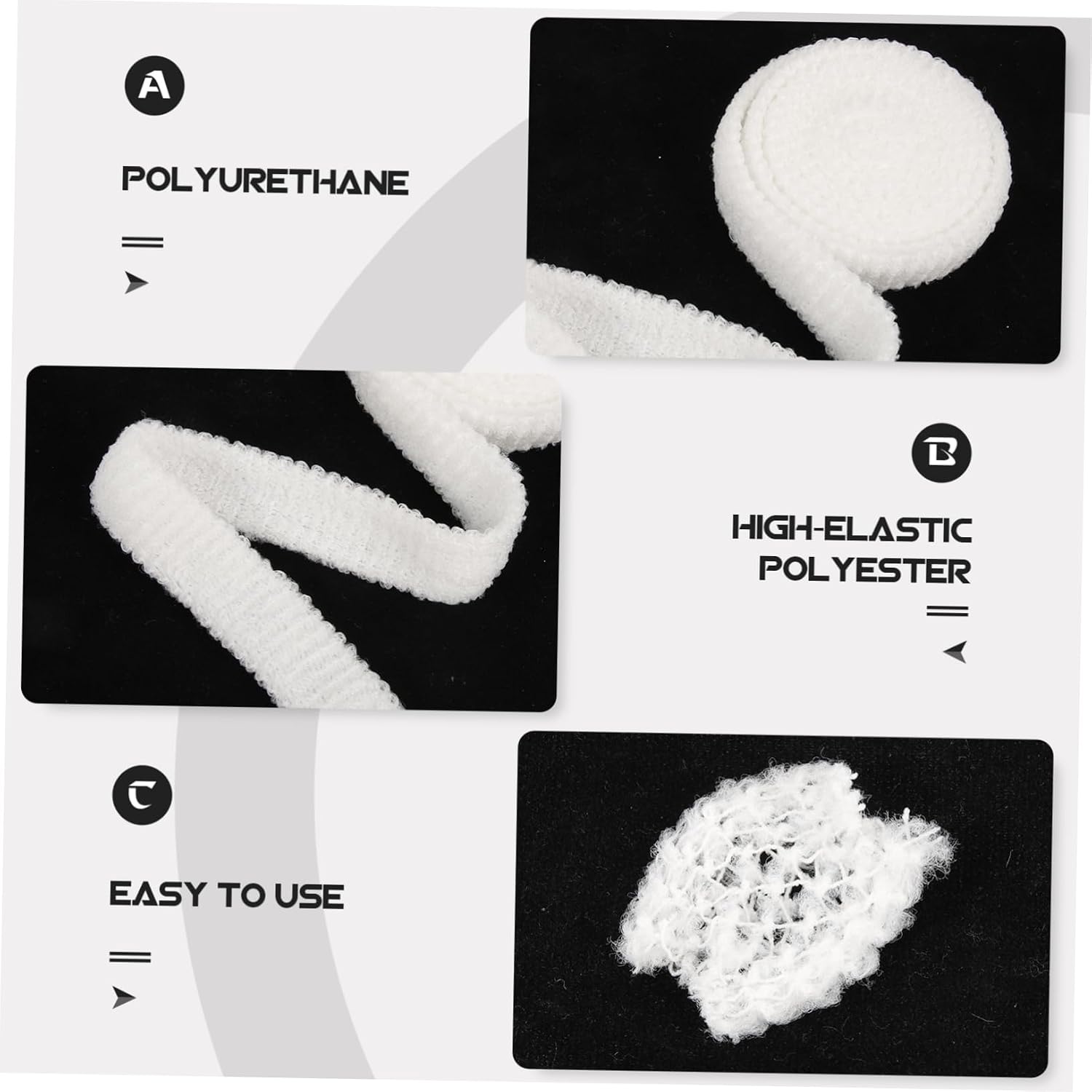 Elastic Tubular Finger Bandages 2-Pack Breathable Mesh Stretchy Finger Support for Wounds Convenient First Aid Fixing for Outdoor Activities
