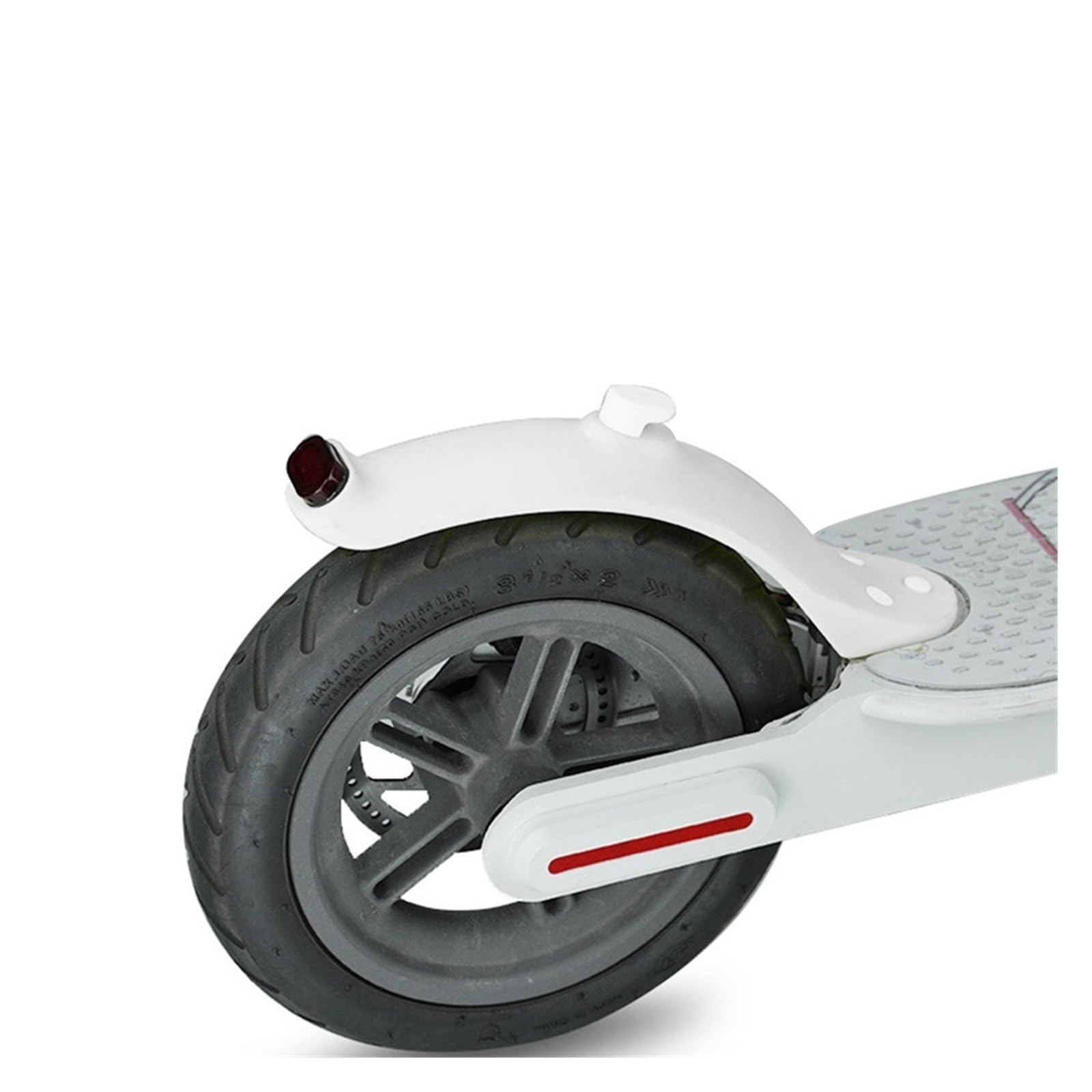 Tylny błotnik krótki Ducktail błotnik kompatybilny z Xiaomi M365/Pro 1S elektryczny skuter tylny błotnik M365 części akcesoria(Front Rear red)
