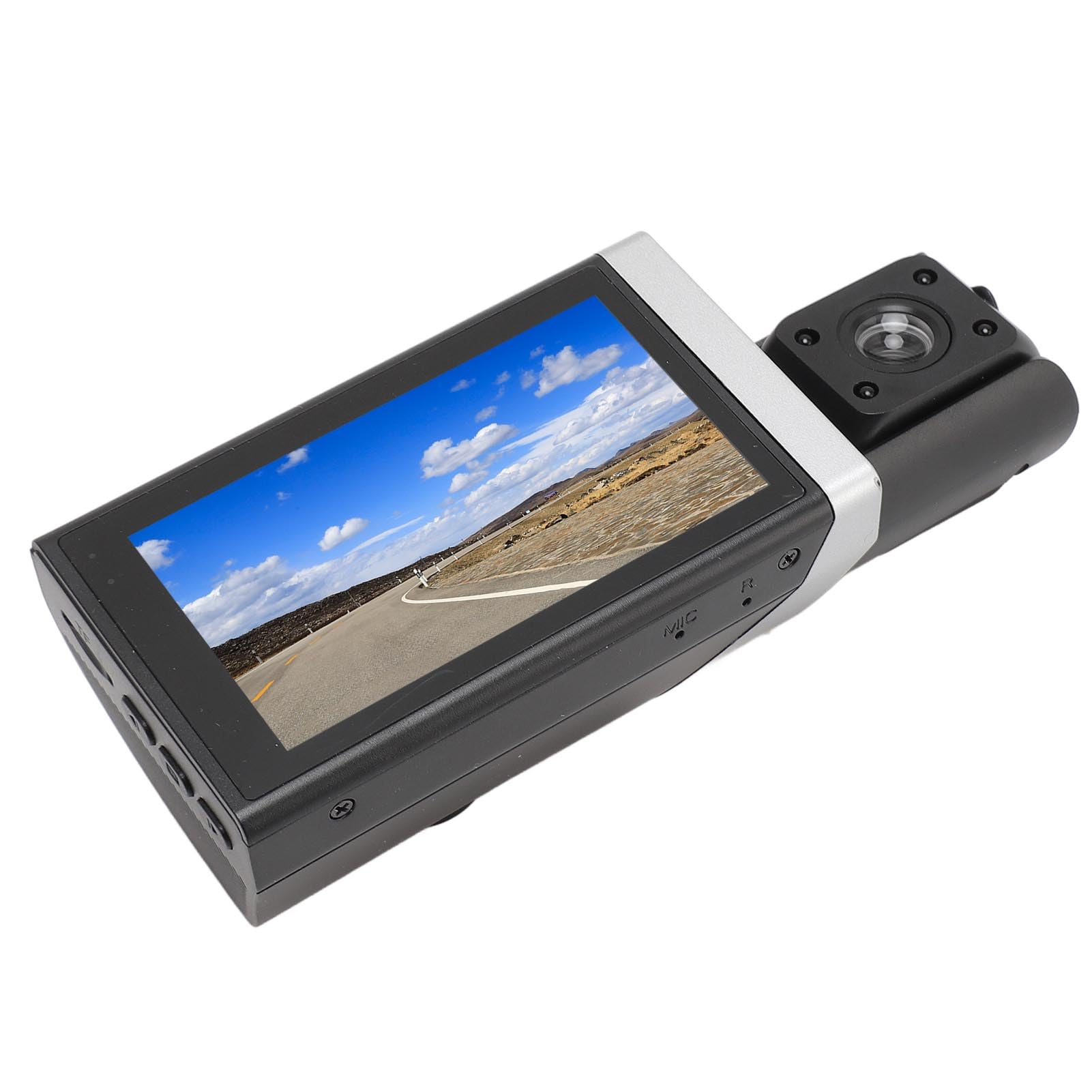 Dash Cam 3 Canali 1080P Visione Notturna 3.0 Schermo