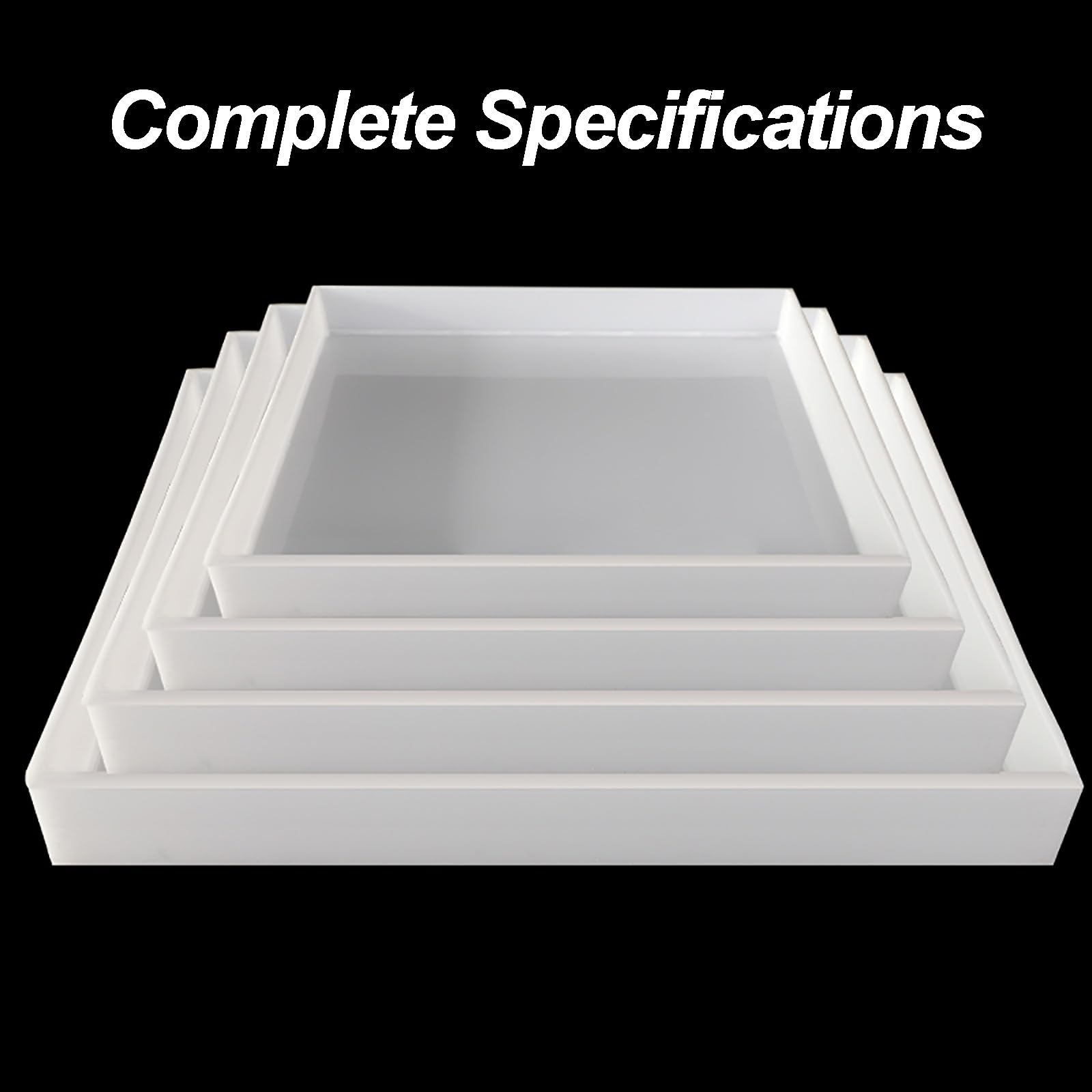 Ölauffangbehälter aus PP-Kunststoff, Abtropfschale, Tablett, Kuchenblech für Backofen, Ersatzwanne für Hundeboxen – Ideal für Labore und Haushalte(90x55x5 cm/35x22x2 in)