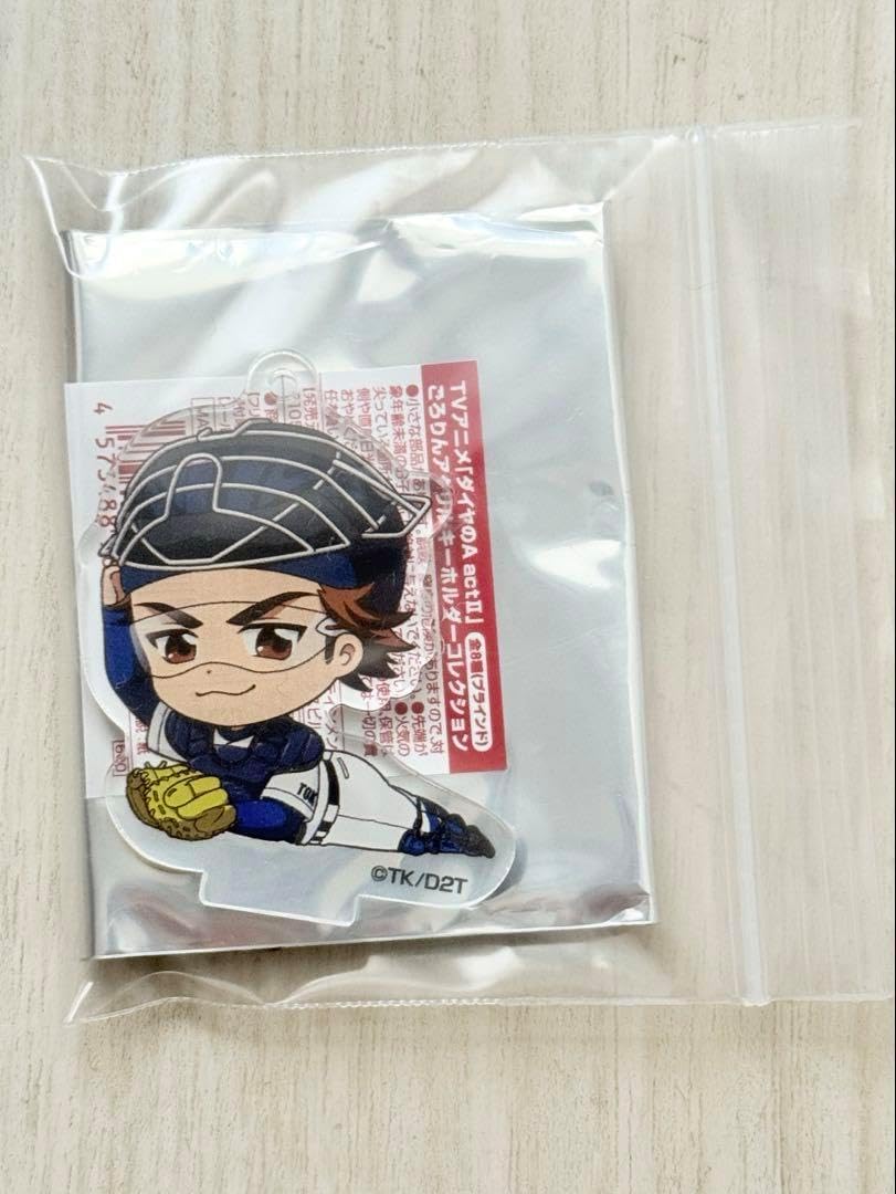 キャラクリアケース「TVアニメ「ダイヤのA actⅡ」」04/沢村栄純&降谷暁&御幸一也(描き下ろしイラスト)｜アニメ・キャラクターコラボグッズのECならeeo  Store（イーオストア） ダイヤのA actII ごろりん アクリルキーホルダー コレクション 御幸一也