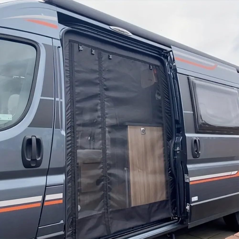 Insektenschutz Gitter Hochdichtes Netz Schwarz für Camper