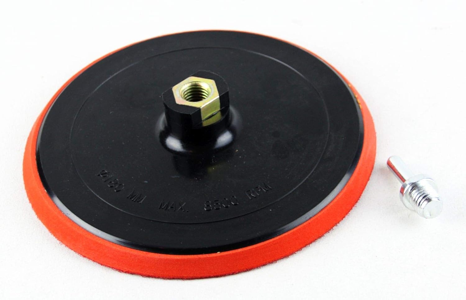 Terryshop74® Platorello per Smerigliatrice Angolare 180 mm – a strappo– Attacco Centrale Ø45 mm con Dado M12 – Supporto Professionale per Dischi Abrasivi