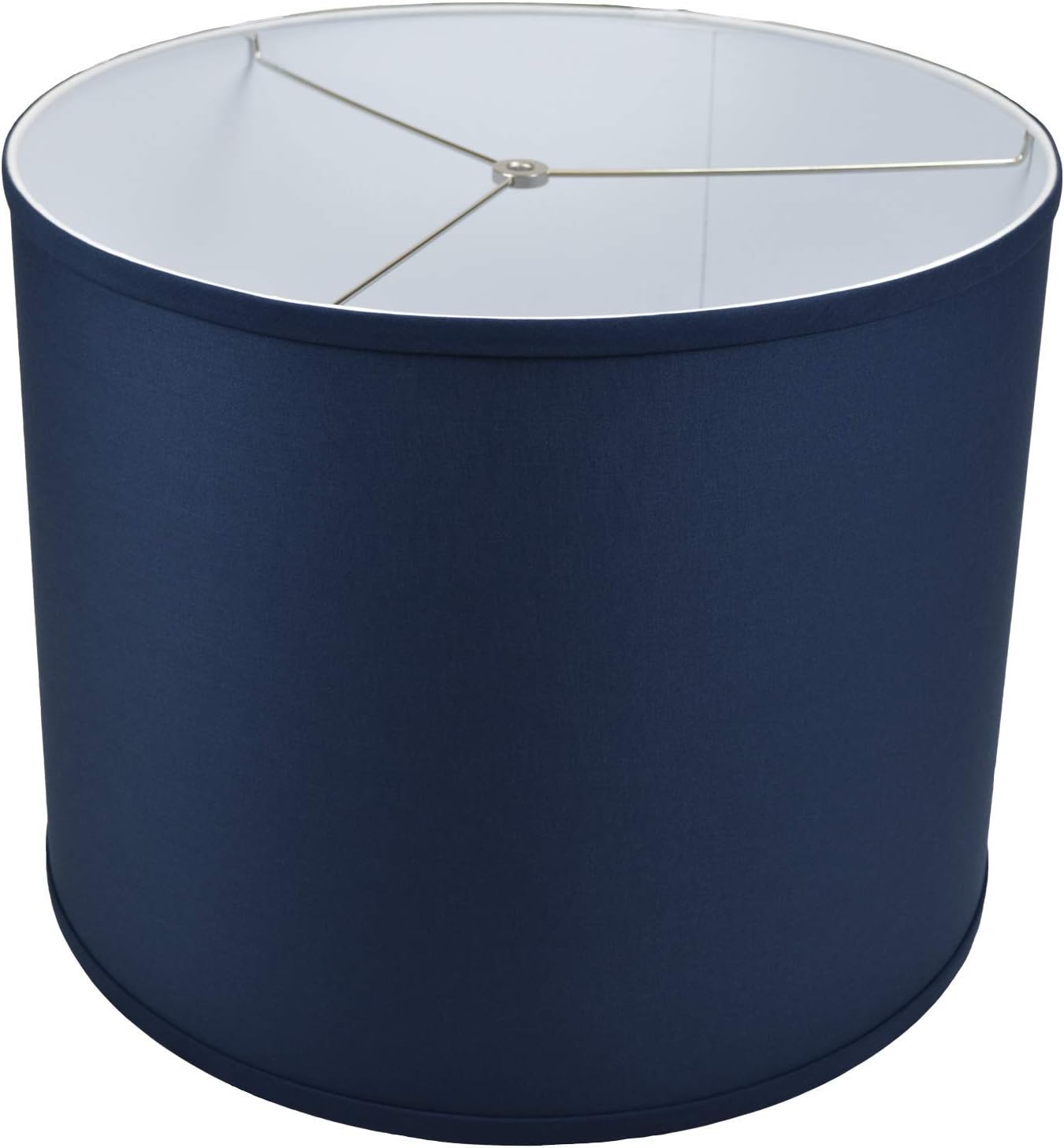 FenchelShades.com 18" Top Diameter x 18" Bottom Diameter 14" Height Cylinder Drum Lampshade USA Made (Burlap Natural)