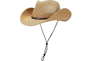 Beach Cowgirl Hat: Wide Brim Straw Hat for a Chic Western Style