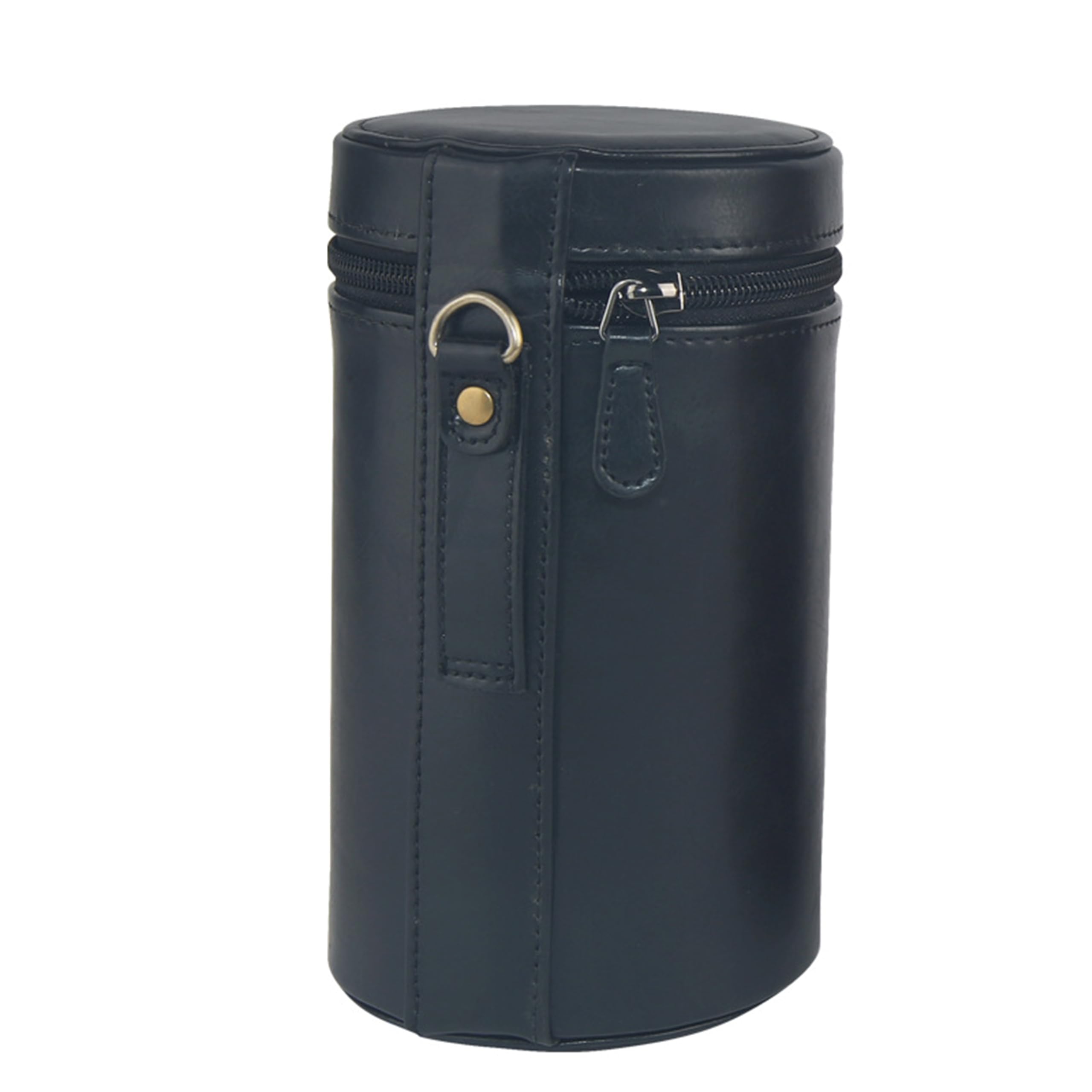 INKPO Personalized PU Leather Camera Lens Pouch, Thicken Lens Case for Photographer, Lens Protector fit for Micro-single Camera Lens, SLR Camera, Tele