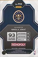 Vista 2 de Panini Prizm Monopoly Skills #PS9 Nikola Jokic Denver Nuggets Nuggets Nuggets NBA, 2022-23
