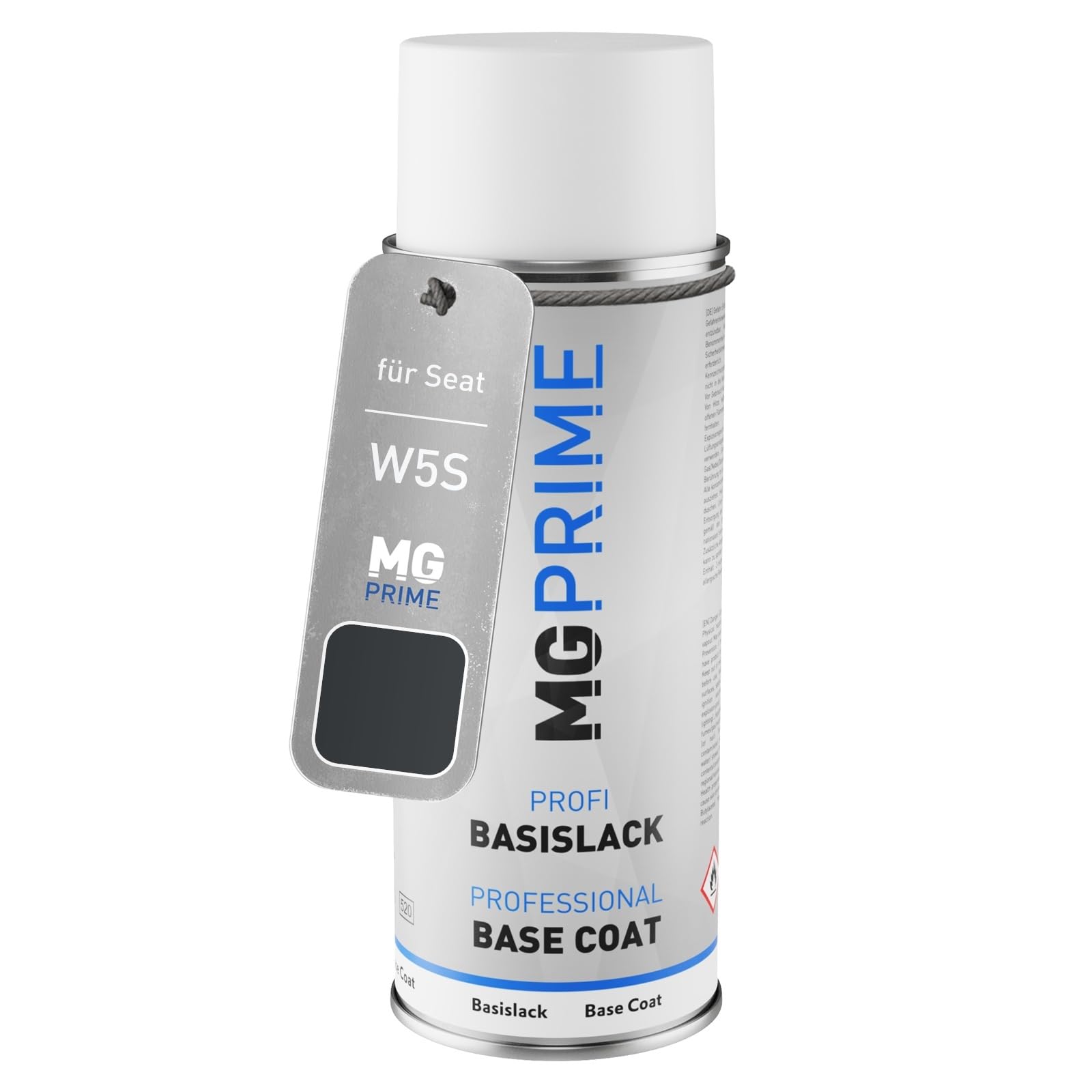 MG PRIME Car paint Spray can for Seat W5S / 5L Azul Planeta Metallic/Planeta Blau Base coat spray can 400ml