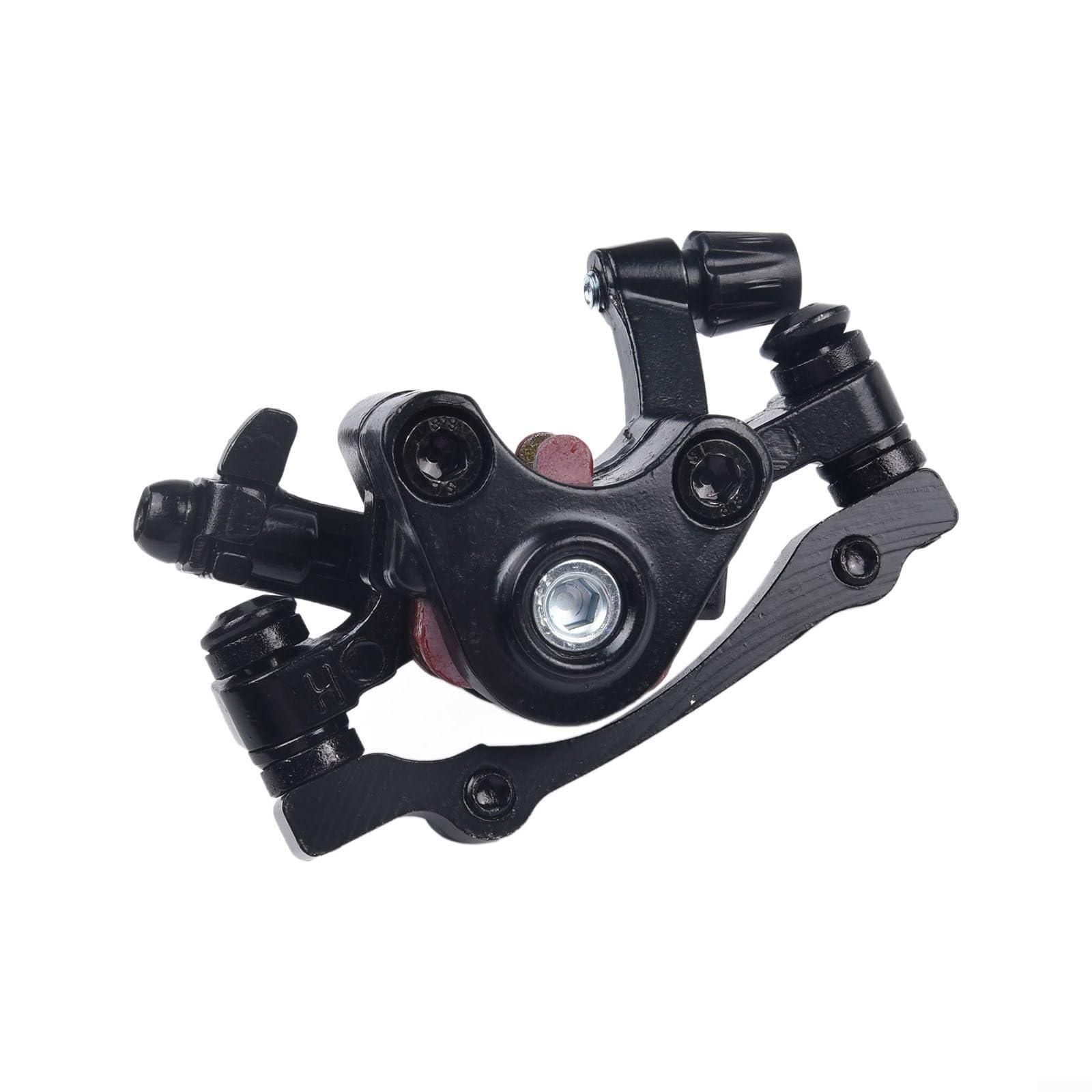 Pinza mecánica de freno de disco para bicicleta de montaña, material de metal y compatible con varios tipos de bicicleta, pieza de repuesto para un frenado eficiente (delantero + trasero)