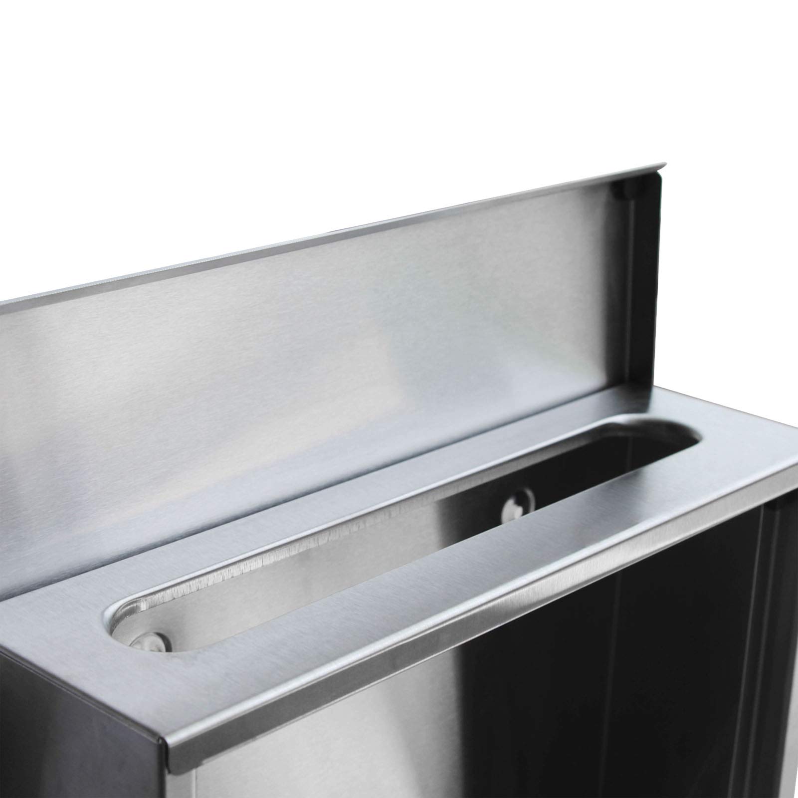 Sillar Briefkasten Anthrazit Mit Schloss - A4 Format 37x37cm Verzinkter Stahl