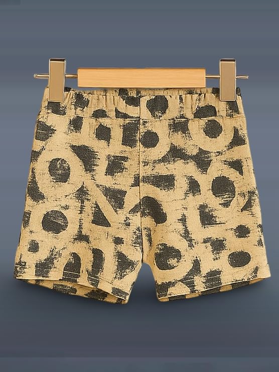 Image of UZARUS Kids Boys' Printed T-Shirt and Shorts Combo Set | Comfortable Summer Wear | Daily Casual Outfit | (Pack of 3)