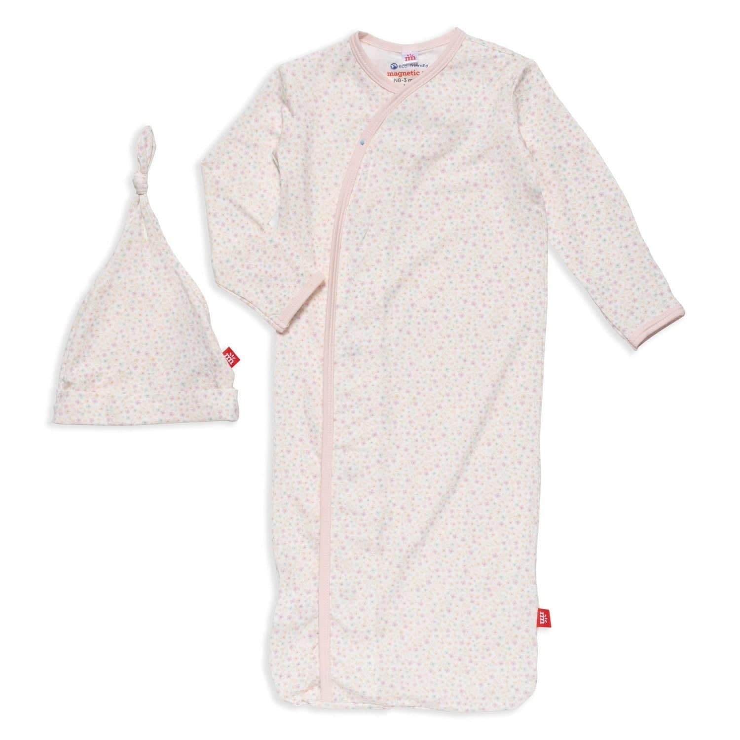 Magnetic Me Modal Newborn Sleeper Gown &amp; Hat Set