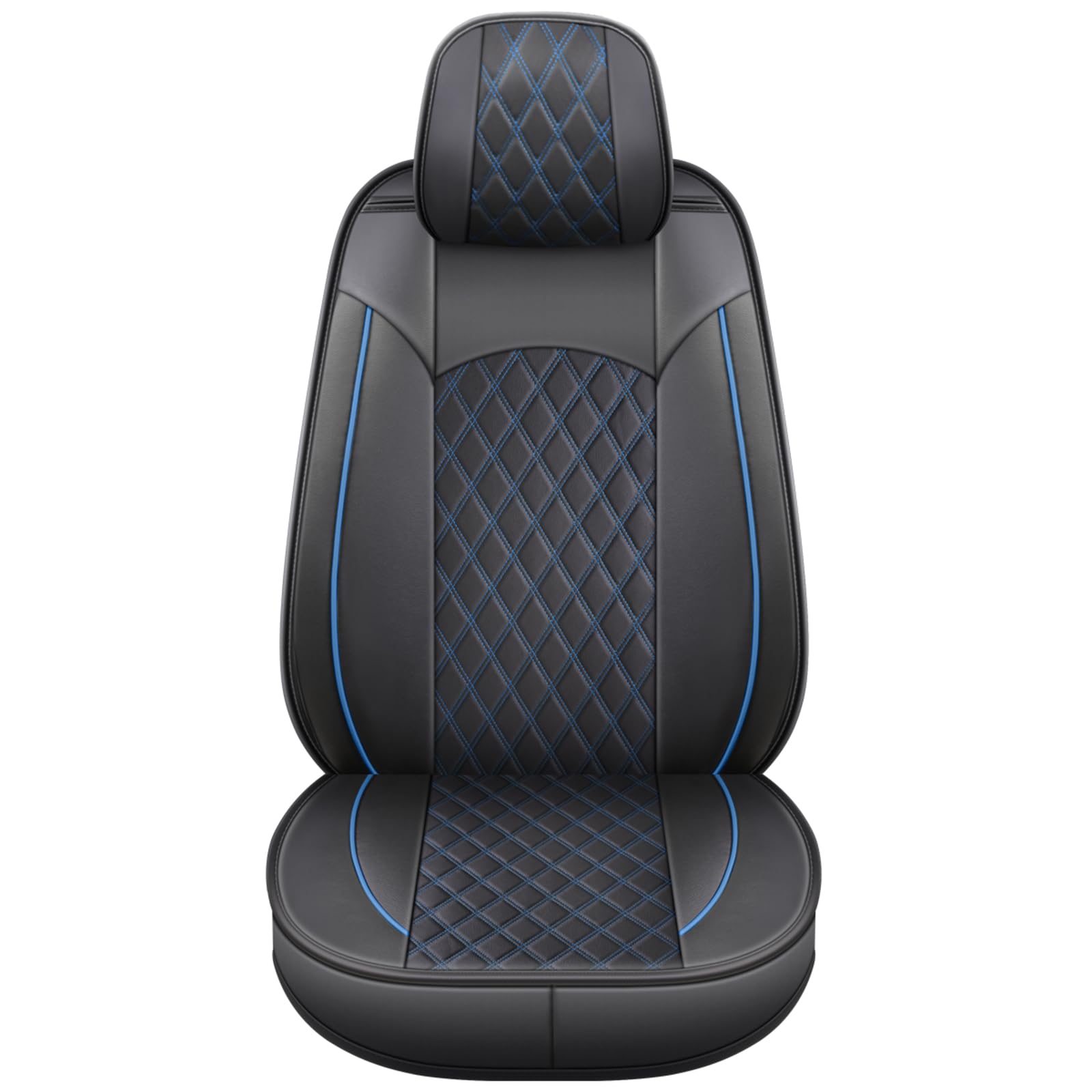 Juego completo de fundas de asiento de coche impermeables para VW TAIGO TIGUAN 2000-2024, ajuste universal (para TAIGO, azul)