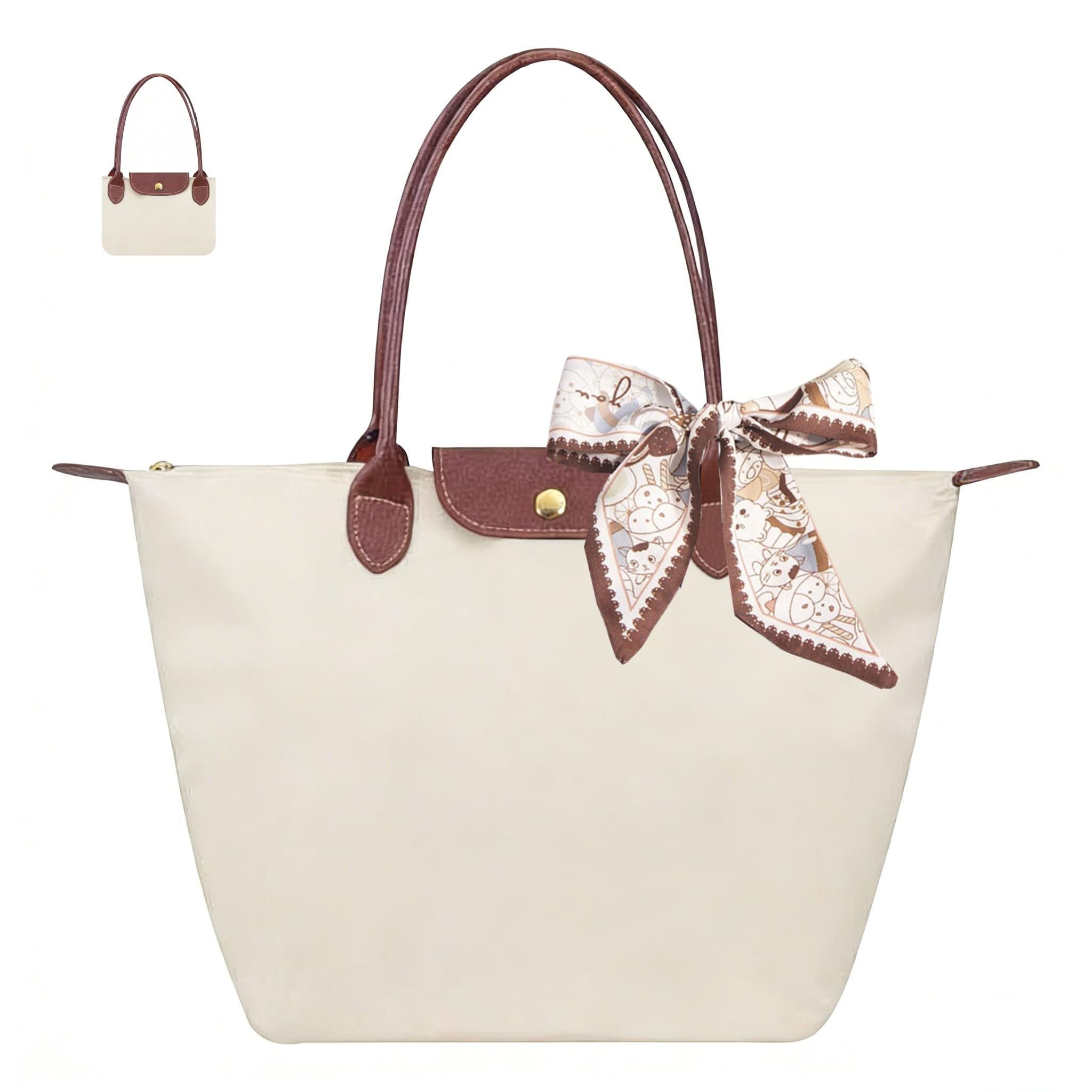 HTTDSLF Bolso de Hombro para Mujeres, Bolsa de Mano para Mujer, Bolso Universidad Trabajo, Liviano y Plegable, Bolsos de Grandes Capacidad para Viajar Desplazamientos Compras Playa