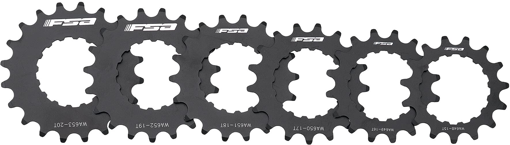 FSA Unisex's Bosch E-Bike Sprocket, Black, Size 17T