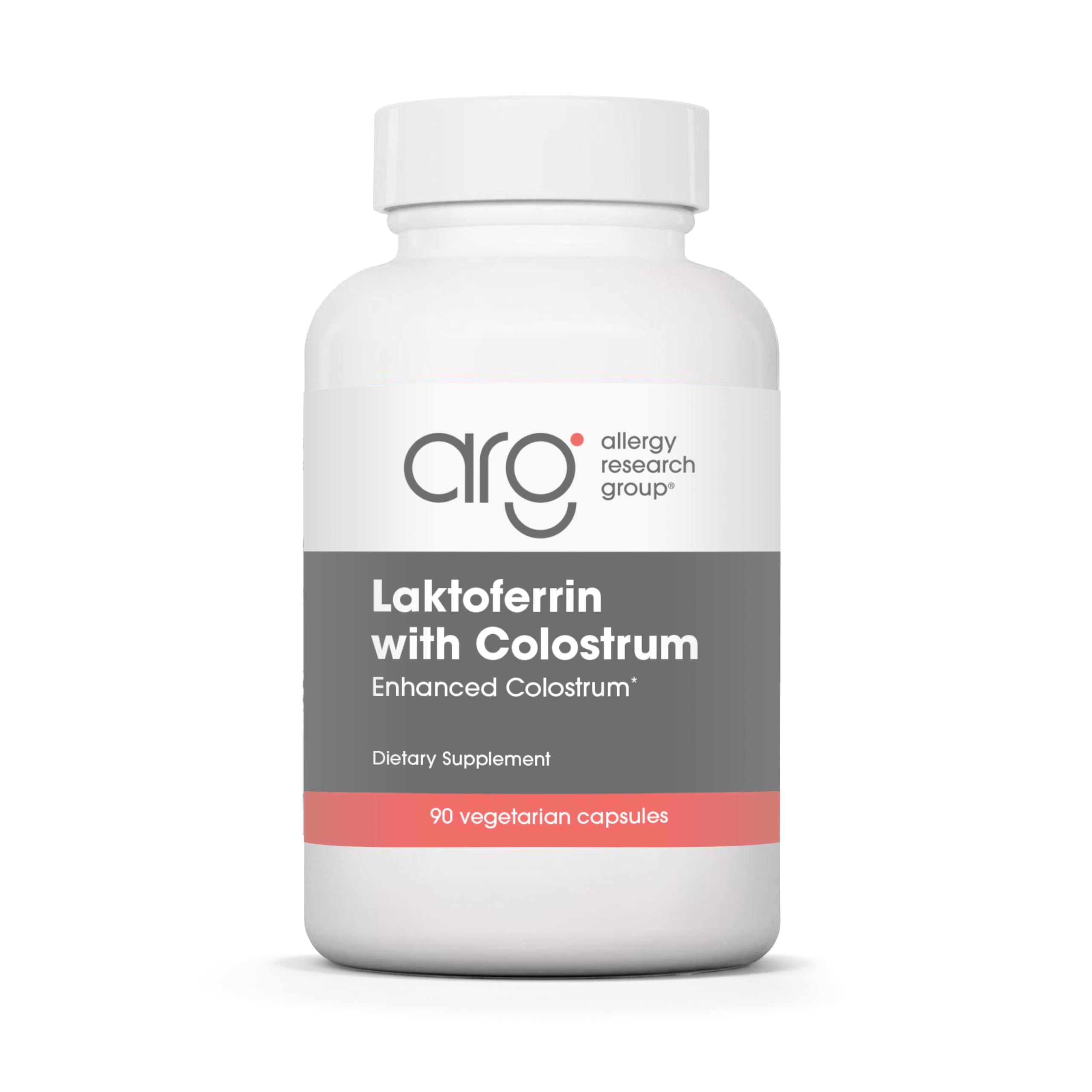 Nutricology Laktoferrin with Colostrum Supplement - Lactoferrin, Bovine Colostrum, Immunoglobulin, Lysozyme, IgG, IGA, IgM, Vegetable Capsules - 90 Count