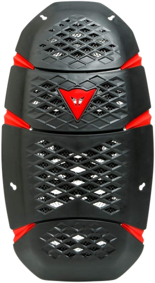 Dainese Unisex's Motorcycle Back Protector Insert Level 2, for Riders Between 166 cm and 182 cm in Height (Black/Red, One Size)