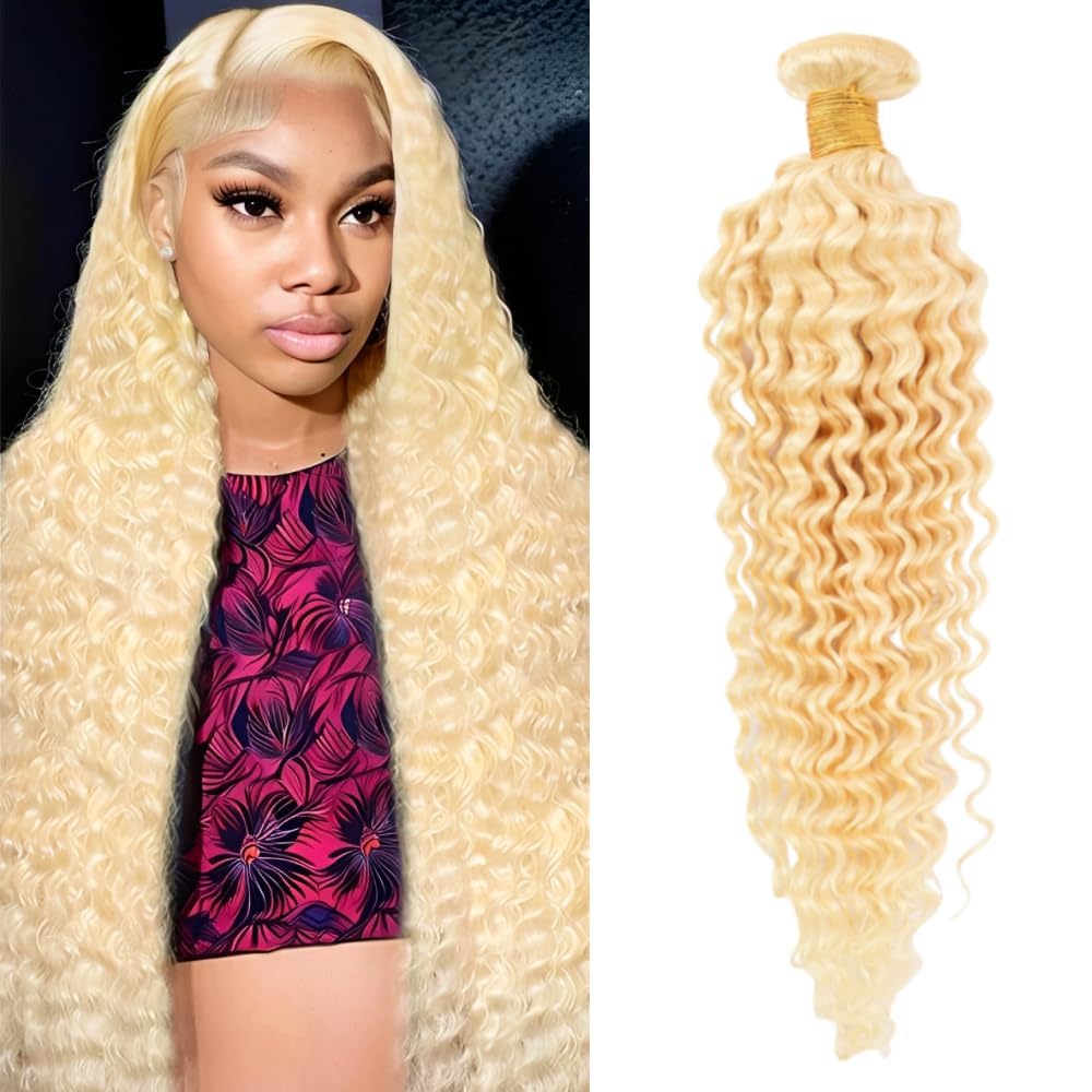 613 Body Wave Bundle 14 Inch Blonde Bundle Human Hair 14A 100% Unprocessed Virgin Human Hair Bundle 613 Bundles Hair Body Wave