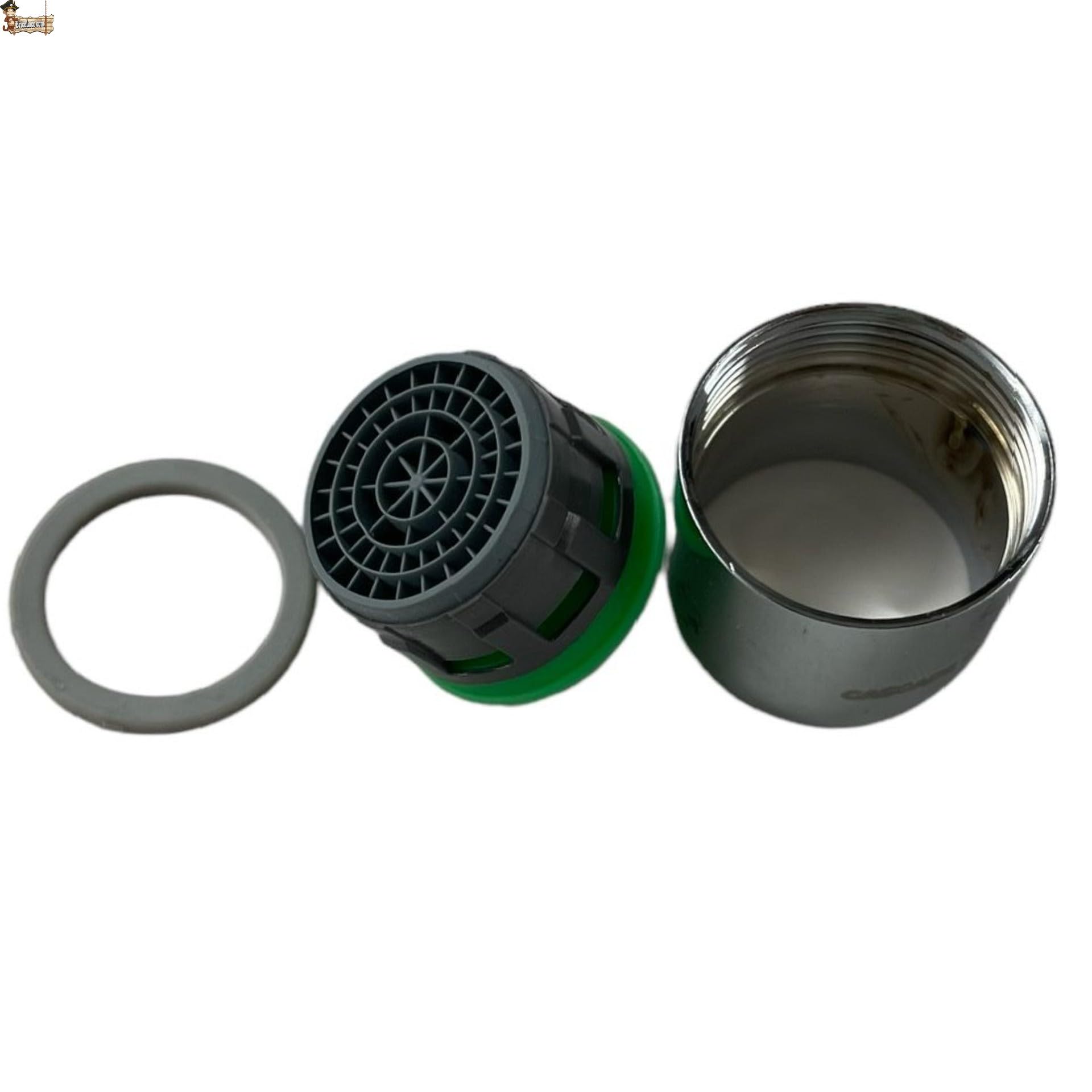 BricoLoco.com Atomiseur aérateur robinet Clé incluse Diffuseur économiseur économiseur robinets de lavabo, salle de bain, évier, cuisine, économie d'eau (2, H-22x100 auto-nettoyant) BL030-1000218A23