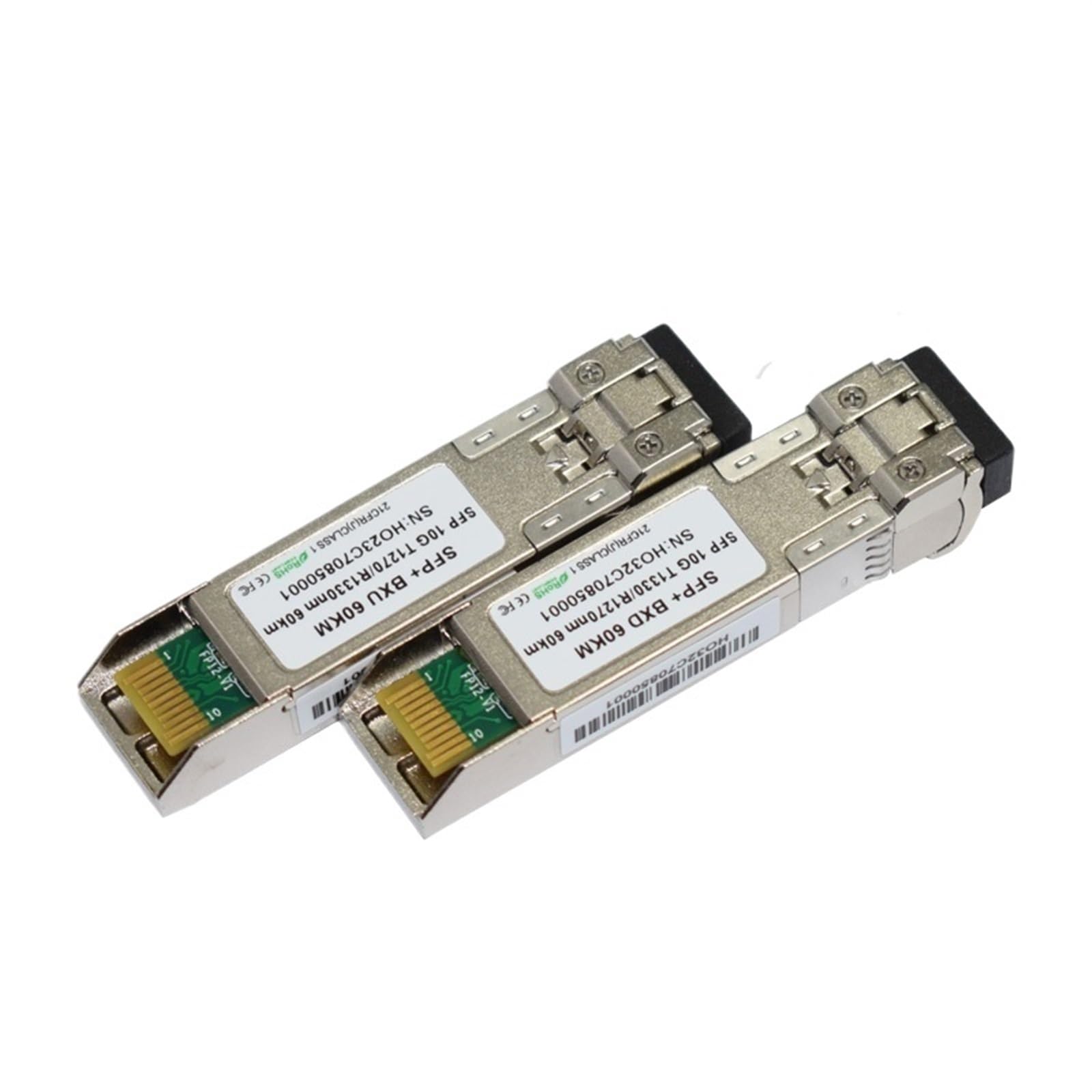 Transceptor de Fibra única WDM SFP 10G SFP 80Km 1270/1330nm con Conector LC DDM, 5 Pares
