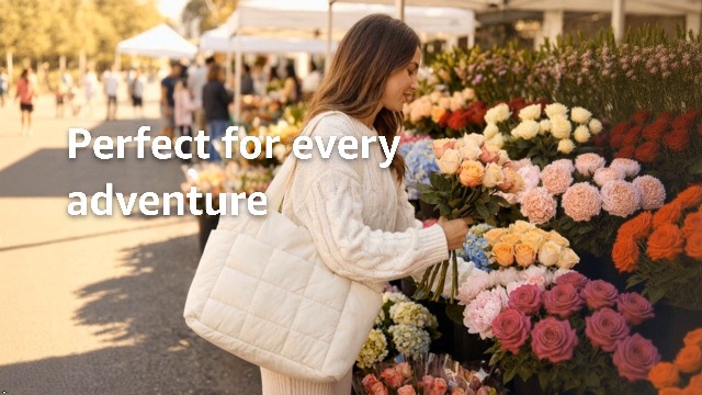 Bolso Tote Acolchado para Mujer con Correa para Yoga miniatura 7