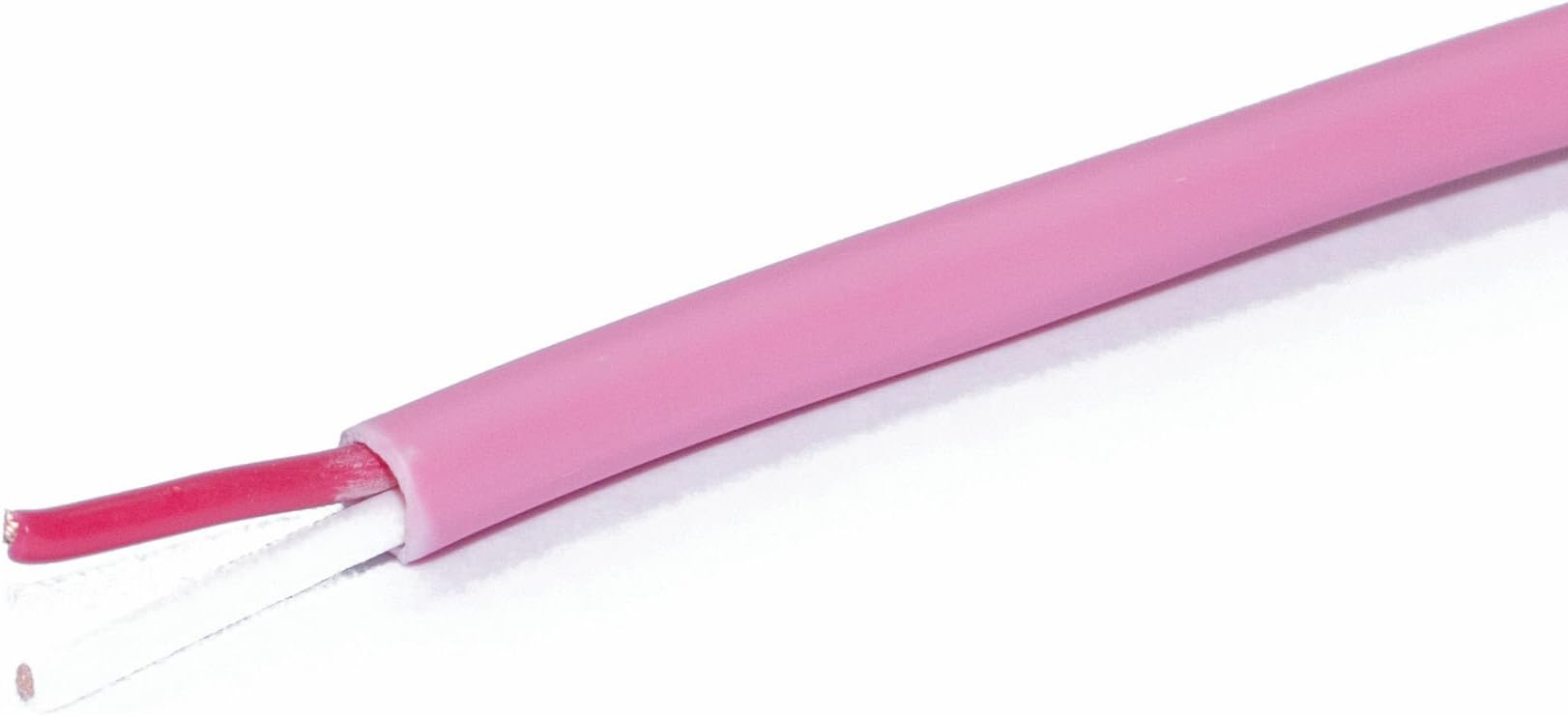 C4A 20m High Performance Loud Speaker Cable/Pink Speaker Cable With Low Smoke jacket Ideal for Thru Wall installs/Multi Strand