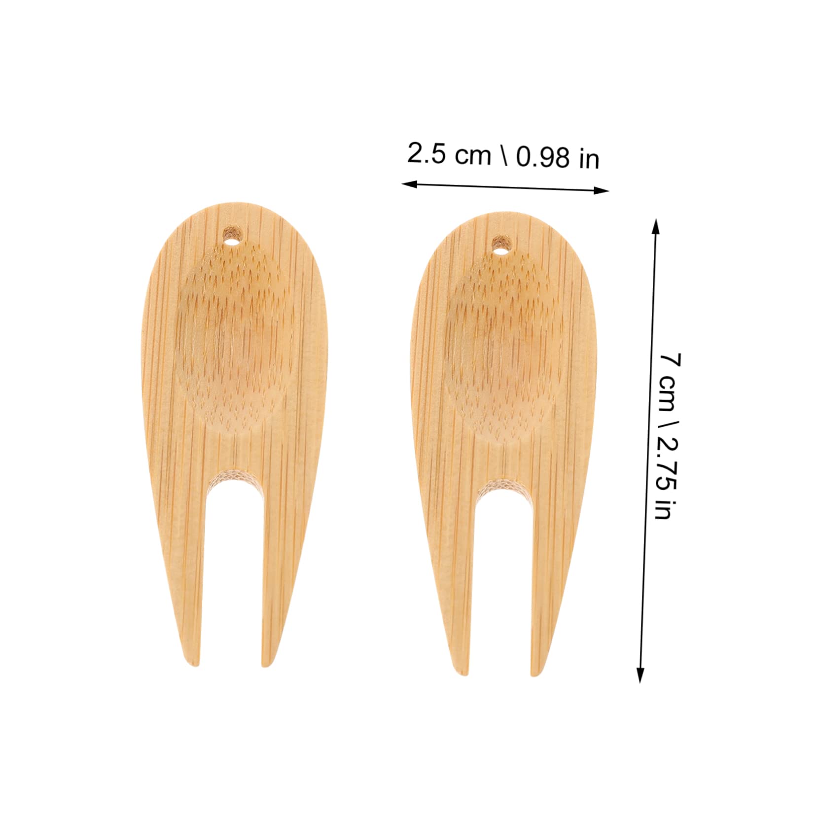 VANZACK 10Pcs Golf Divot Repair Tool Lightweight Lawn Maintenance Forks Portable Grass Fixing Device for Golf Course Accessories