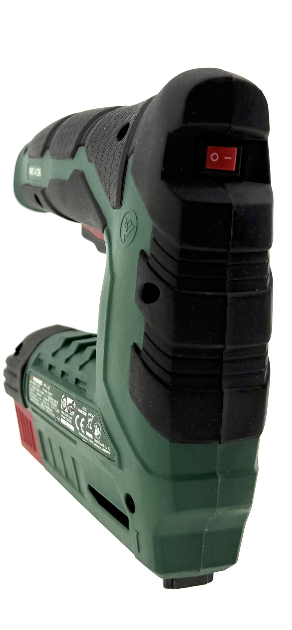 PARKSIDE Akku Tacker PAT 4 D6, 4 V Lithium Ionen, inkl Akku, USB C Ladekabel, Klammern und Nägel, Elektrotacker für Basteln, Dekoration, Haushalt, kompakt und leicht