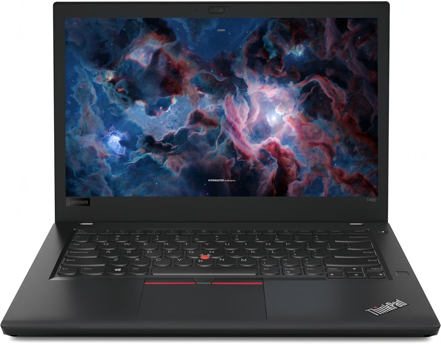 Lenovo ThinkPad T480 Computer portatile professionale 14" FHD Intel Core i5-8350U, 8 GB di RAM, SSD 256 GB, tastiera QWERTY, Windows 11 Pro (ricondizionato)