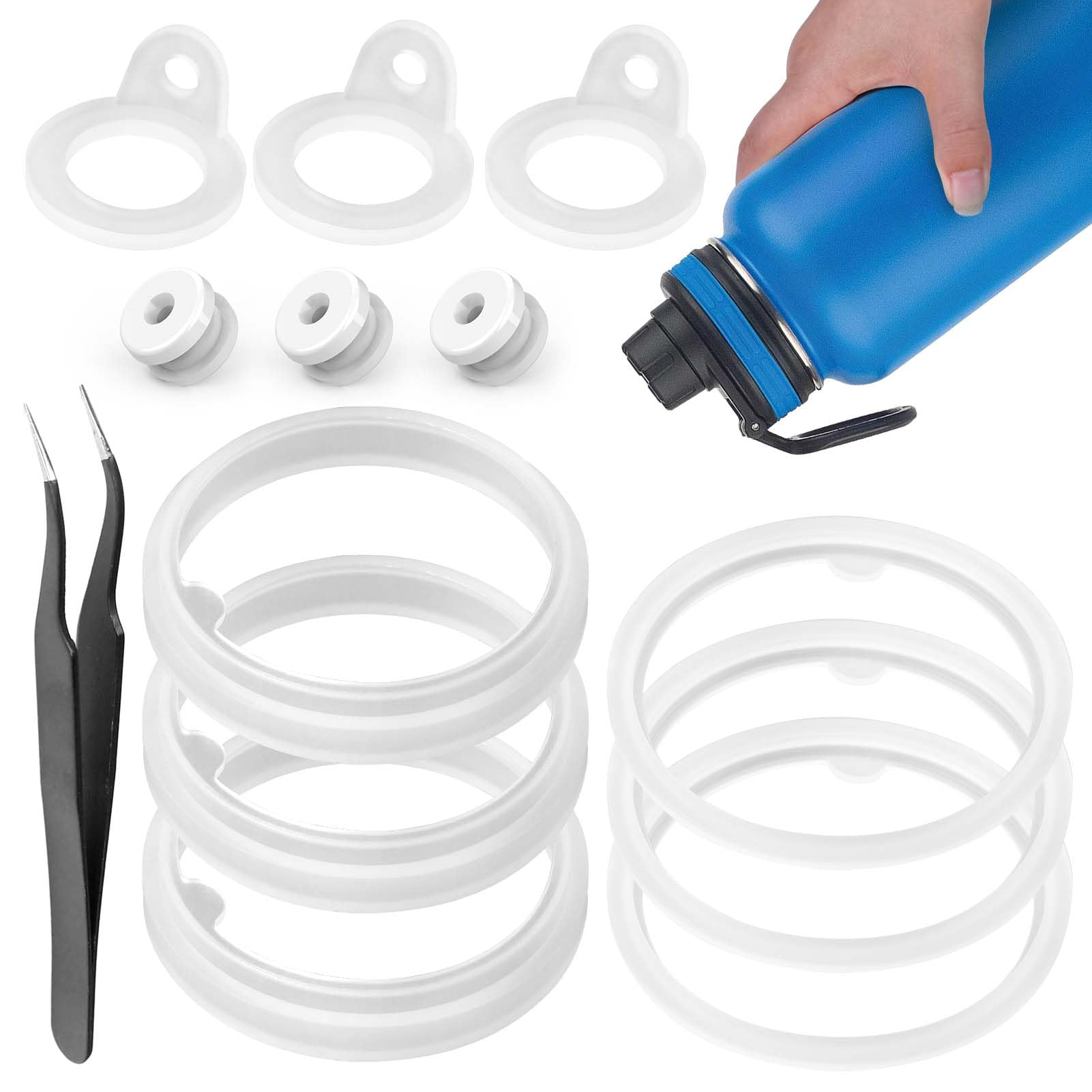 Lot De 4 Joints Silicone Pour Gourde 5,7/7,9/11,2 Oz - Étanchéité Couvercle