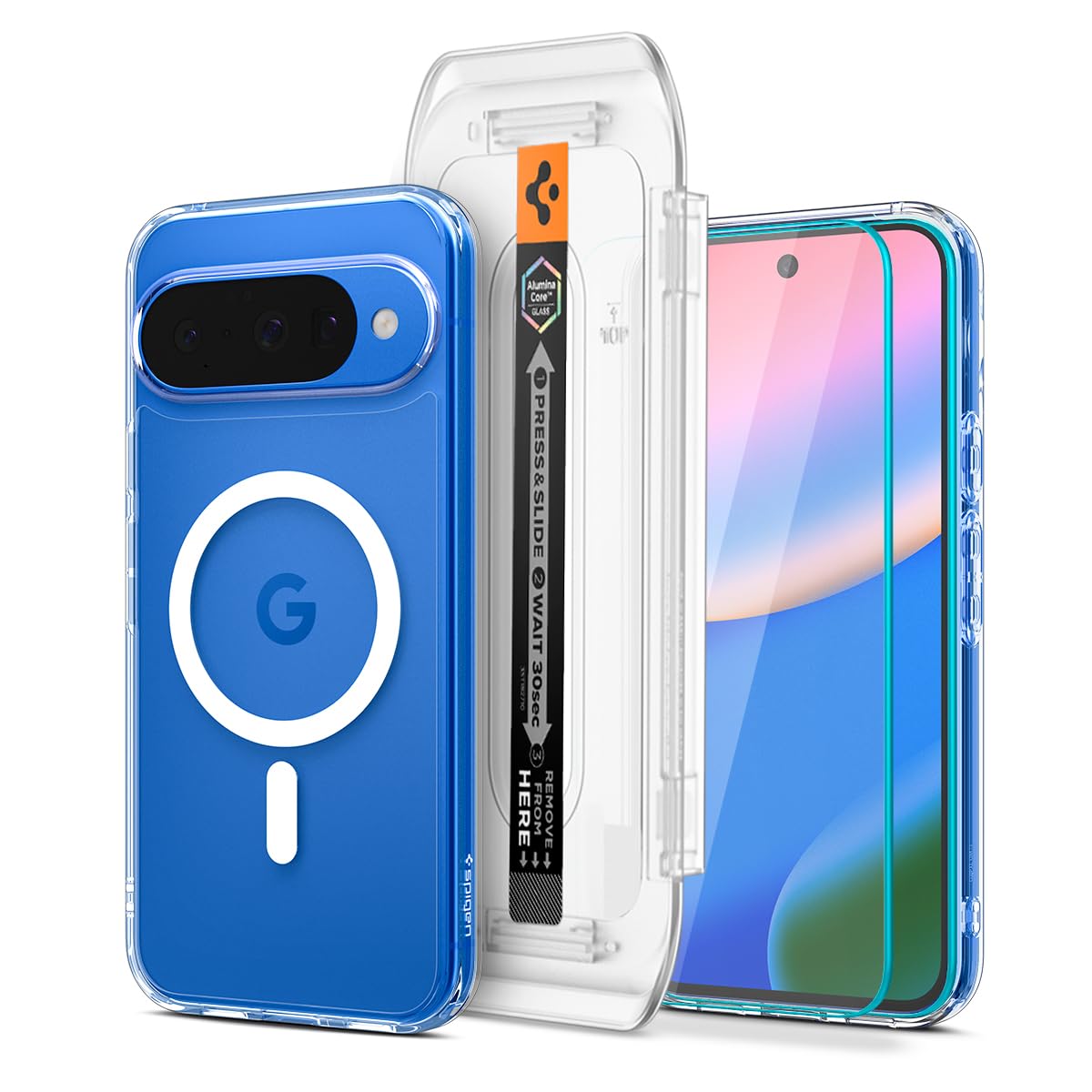 Spigen Ultra Hybrid MagFit Pack - Cover MagSafe e Vetro Temperato per Pixel 10 Pro XL