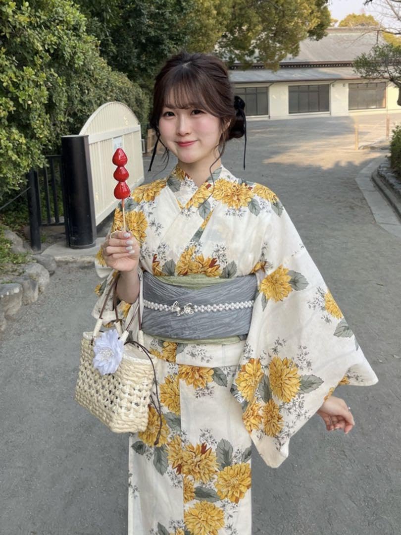 新品・最安値‼️】GRL ダリア柄浴衣セット[tu1496] Amazon.co.jp