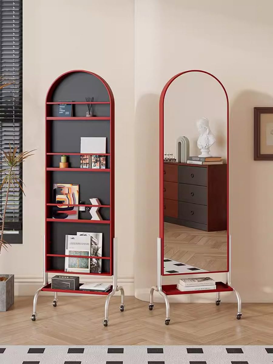 Amazon.com: Full Length Mirror with Rolling Wheels, Full Body