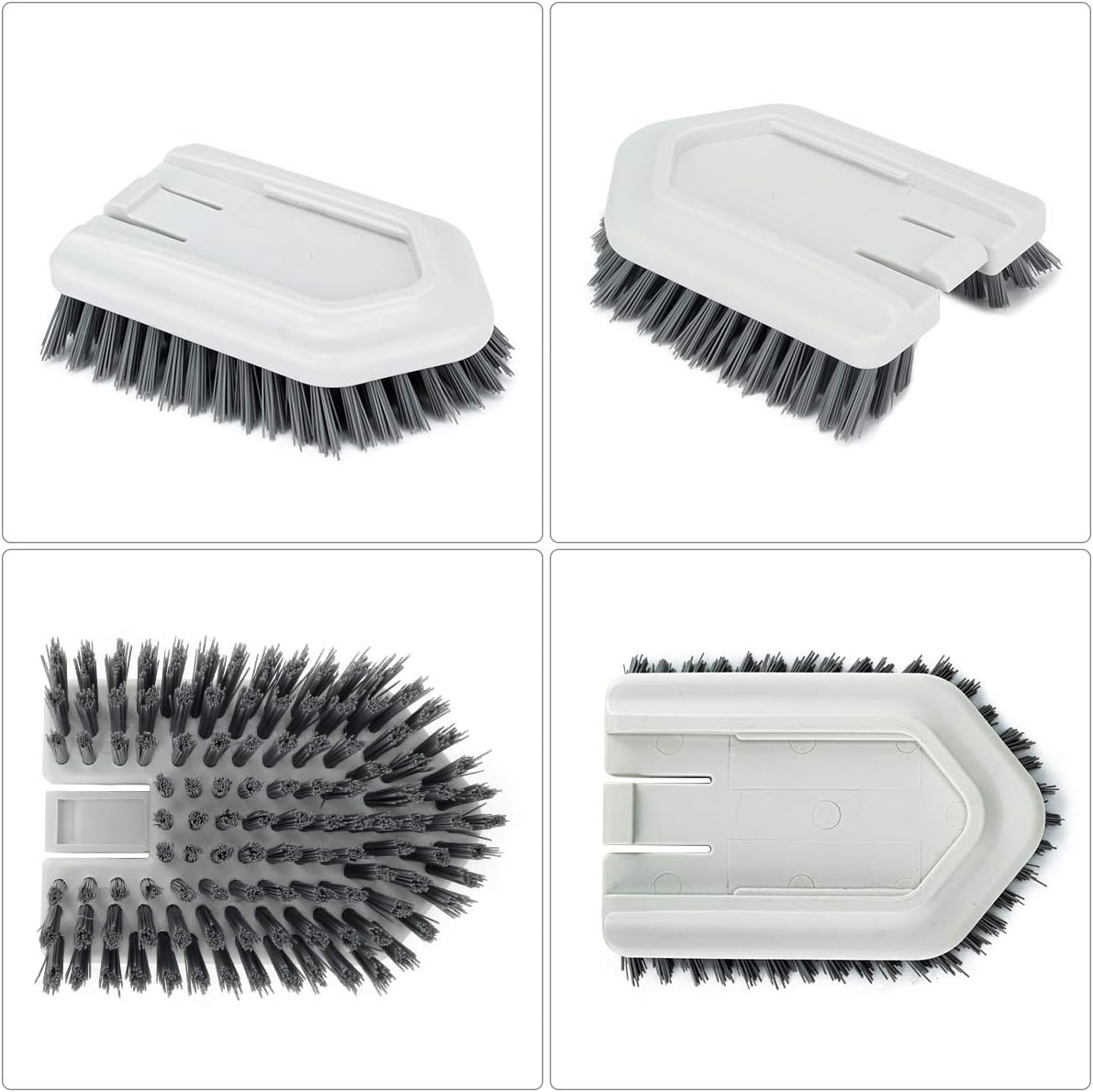 Stiff Bristles Brush Refill Fit Lalafancy Shower Bathtub Cleaning Brush
