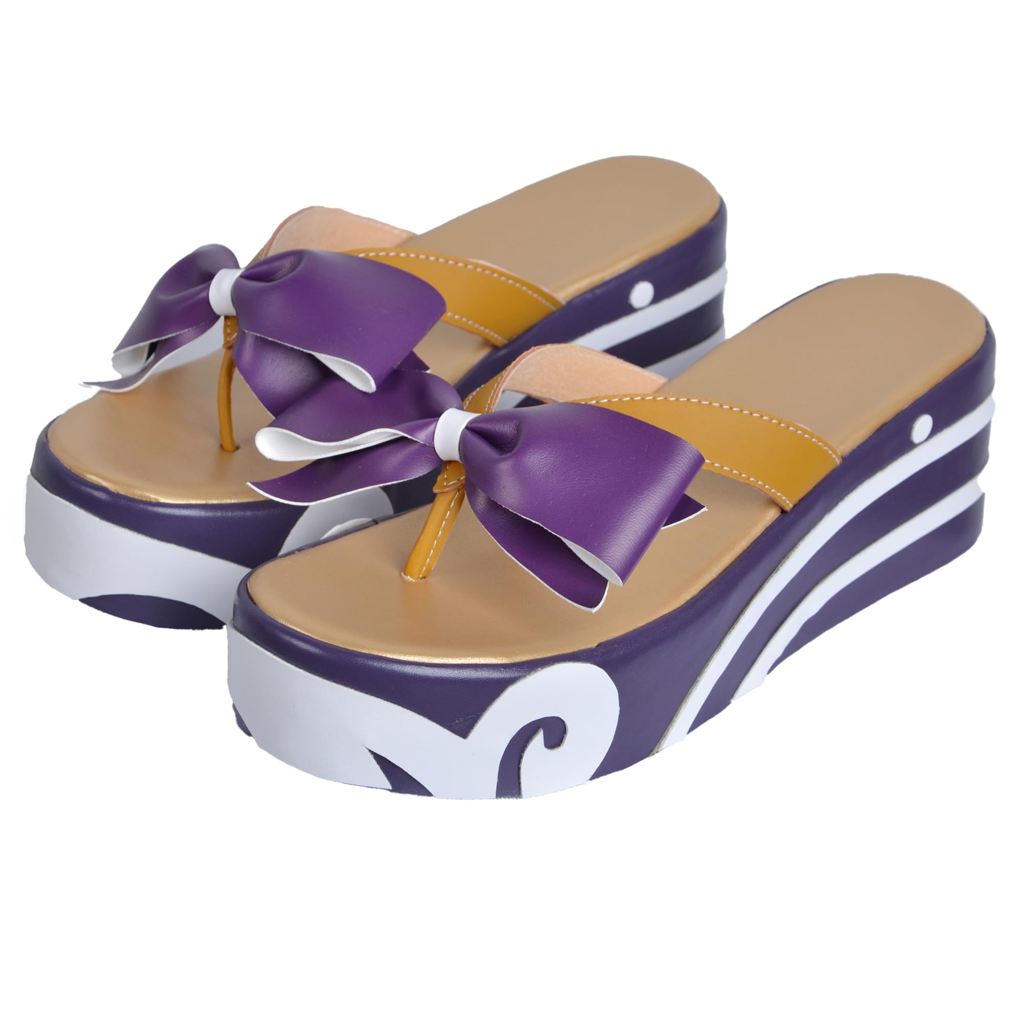 Genshin Impact Sangonomiya Kokomi Cosplay Shoes for Halloween, Anime and Game Conventions(40)