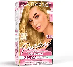 Coloração Kit BEAUTYCOLOR Puríssi Sem Amônia - 8.0 Louro Claro