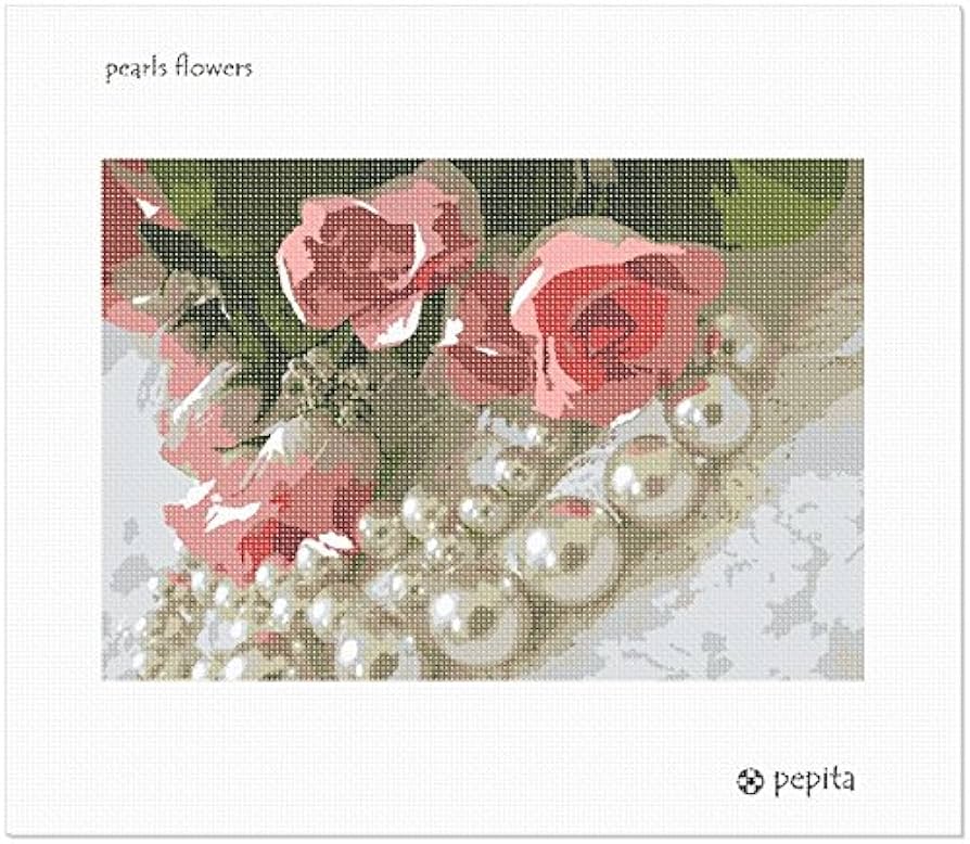 【YH】offen オッフェン pointed-OPERAN PEARLS Pearls Flowers Needlepoint Canvas : Amazon.ca: Home