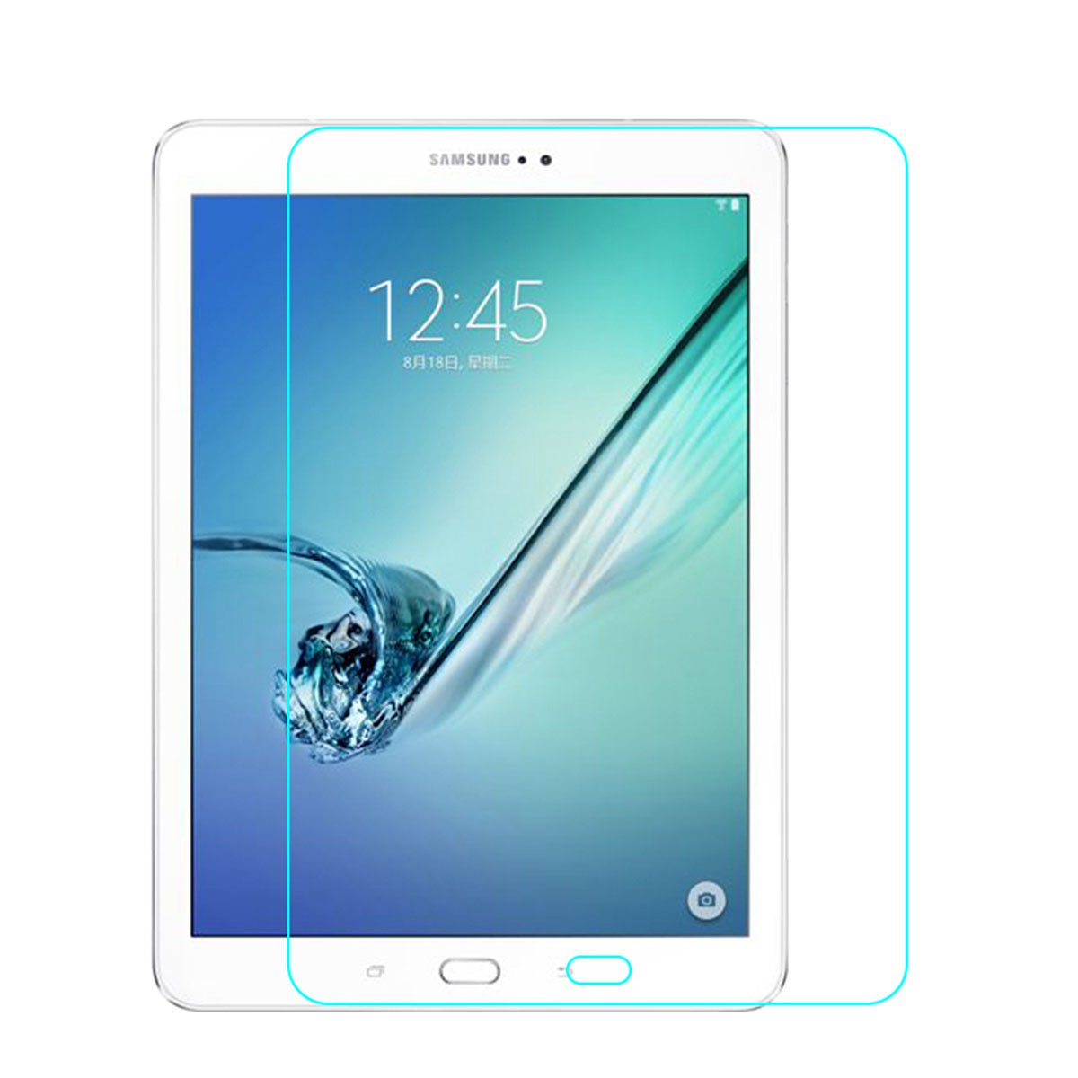 iCoverCaseTab S2 9.7 Screen Protector, Premium HD Clear 9H 2.5D Ultra Thin Front Cover Premium Tempered Glass Protective Flim for Samsung Galaxy Tab S2 9.7 SM-T815/SM-T810