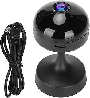 ciciglow WiFi Camera Indoor, 720P Pet Dog Camera 150° Wide Angle Rechargeable Security Wireless Baby Camera with 12m Night Viewing PIR Motion Detection, One Way Voice Call