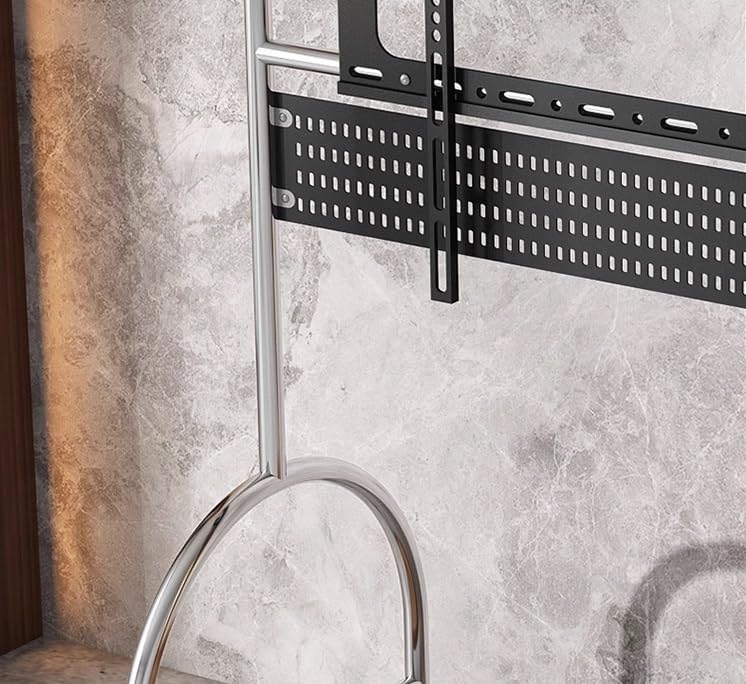 Soporte de TV universal con ruedas y estante ajustable miniatura 5