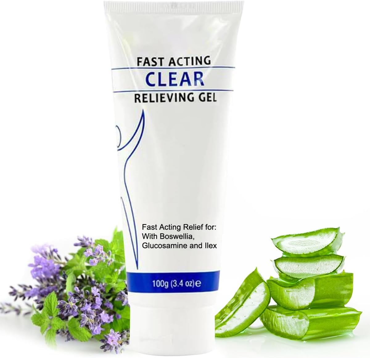 Soothing Cooling Gel 100g,Relieve Muscle Tension,Sports Soothing Cooling Body Care,Cooling with Menthol and Frankincense,Fast Absorbing for Women and Men,Brings a Comfortable Feeling(100g/3.04oz)