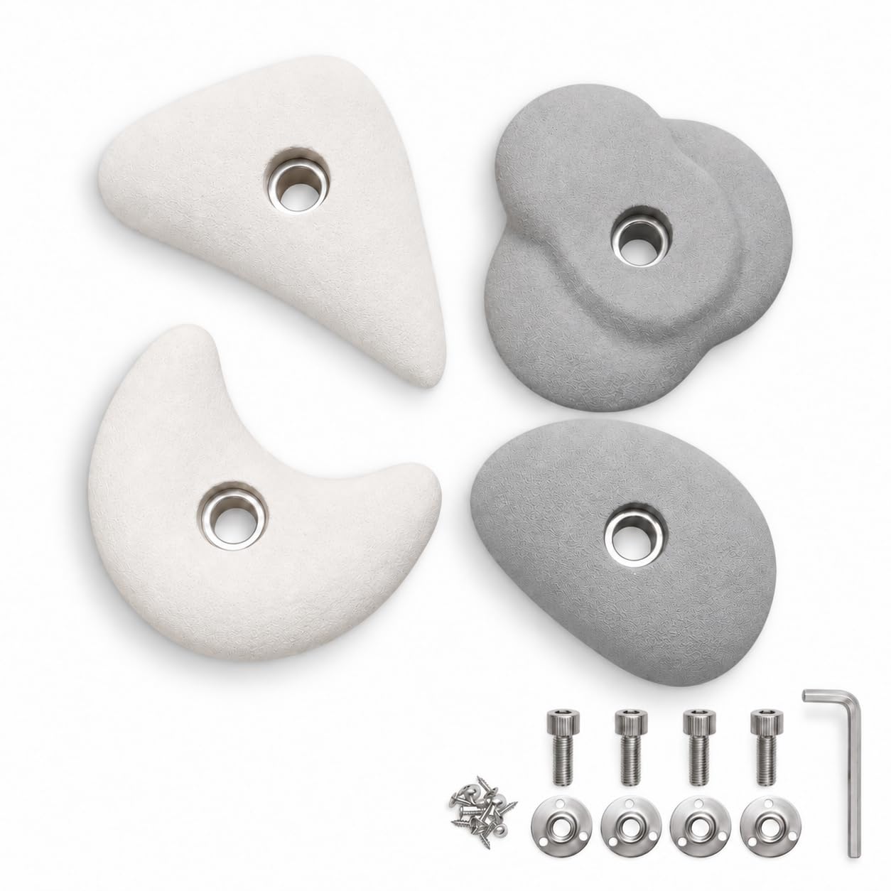 MAMOI® Climbing Grips | Climbing Handle Set | Climbing Stones for Climbing Wall | Climbing Grips for Children | Handles Boulder Wall | Includes Mounting Material | Made in EU