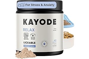 Kayode's Dog Supplement: Lickable Paste for a Calming Effect